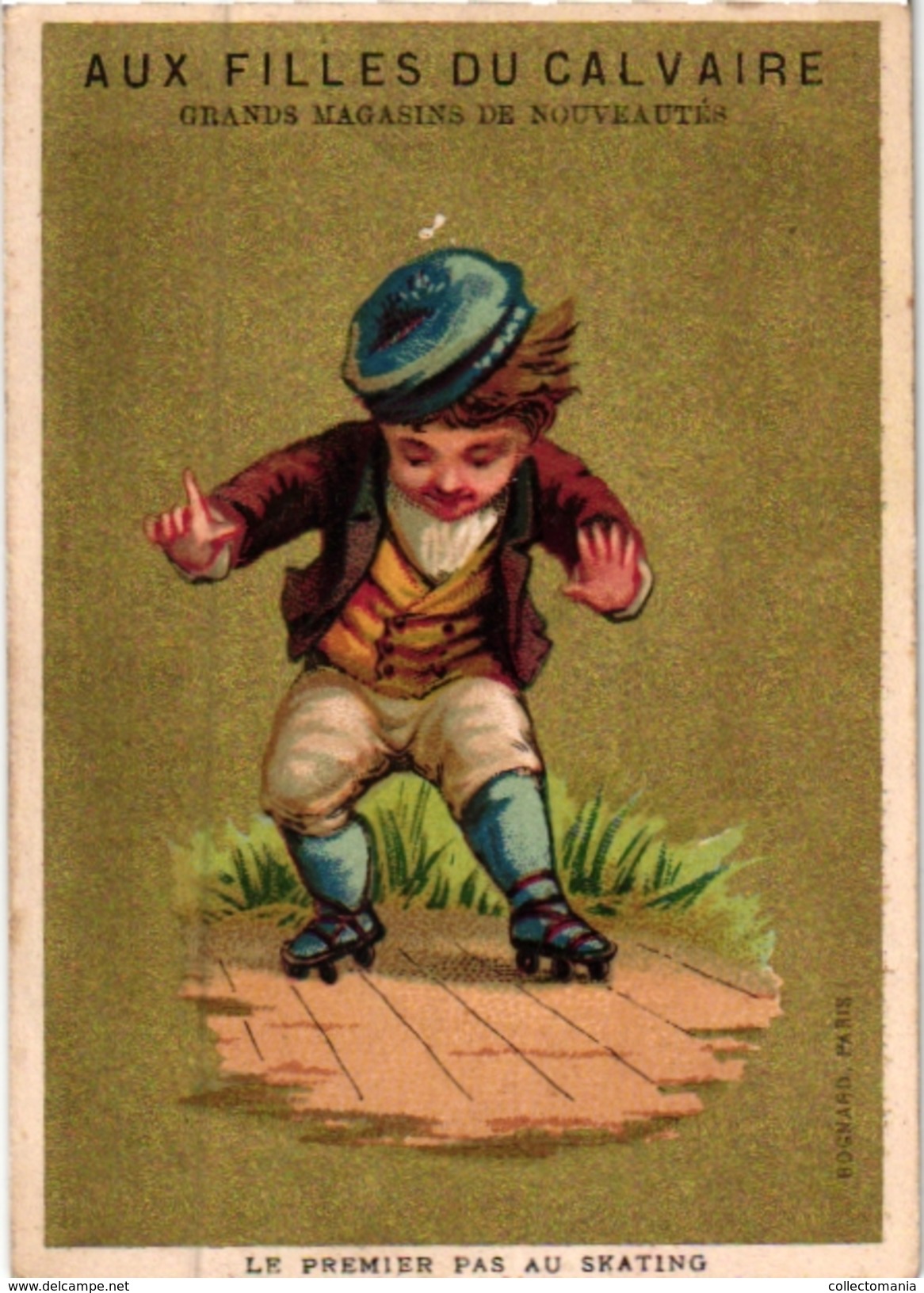 3Trade Cards Chromo Roller Skate Patinage à Roulettes Rollschuh Litho C1900 Pub Skating Rink Du Luxembourg - Andere & Zonder Classificatie