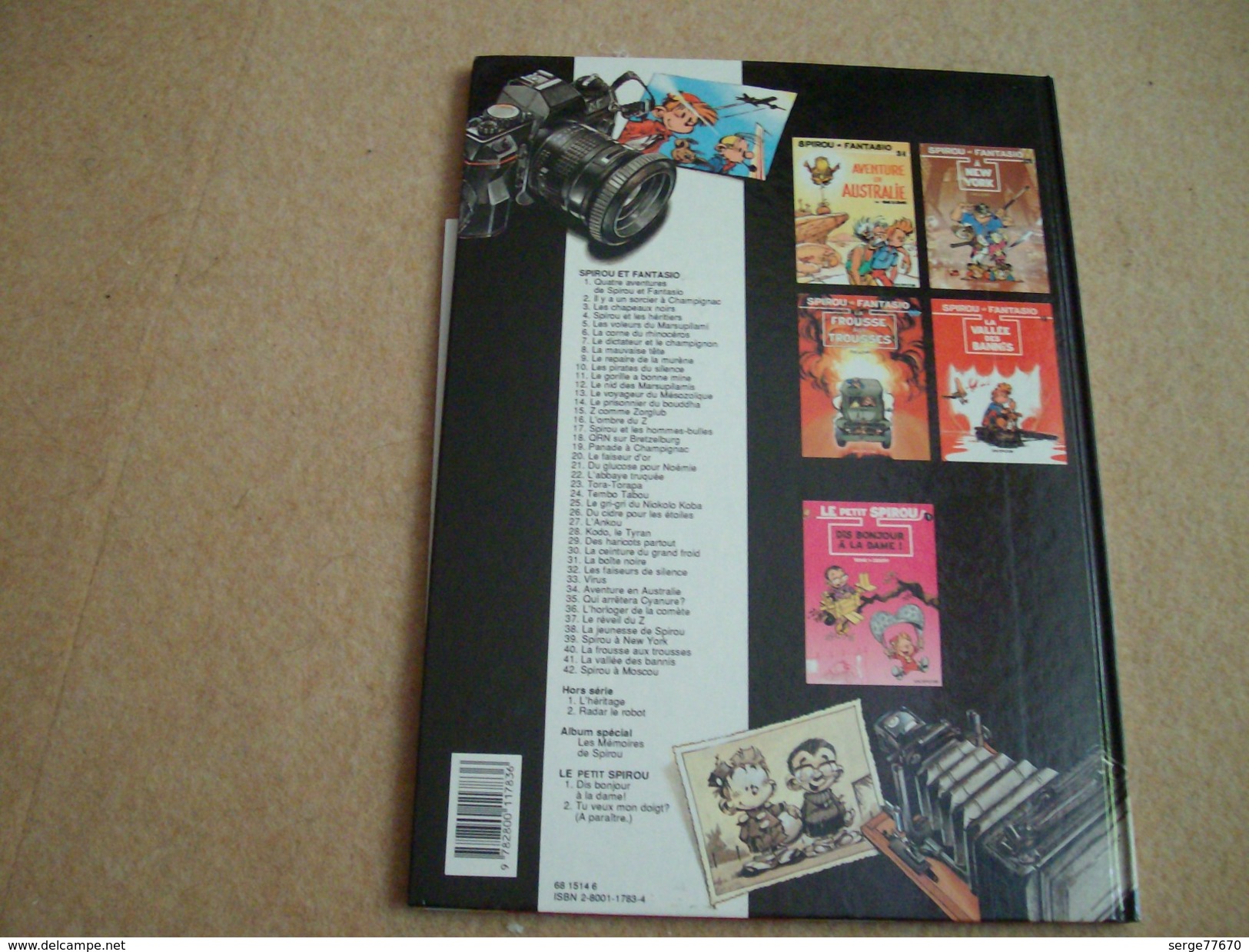 Spirou Et Fantasio 42 à Moscou TOME JANRY 1984 Première édition Originale Eo Cartes De Voeux Carte Russie URSS U R S S - Spirou Et Fantasio