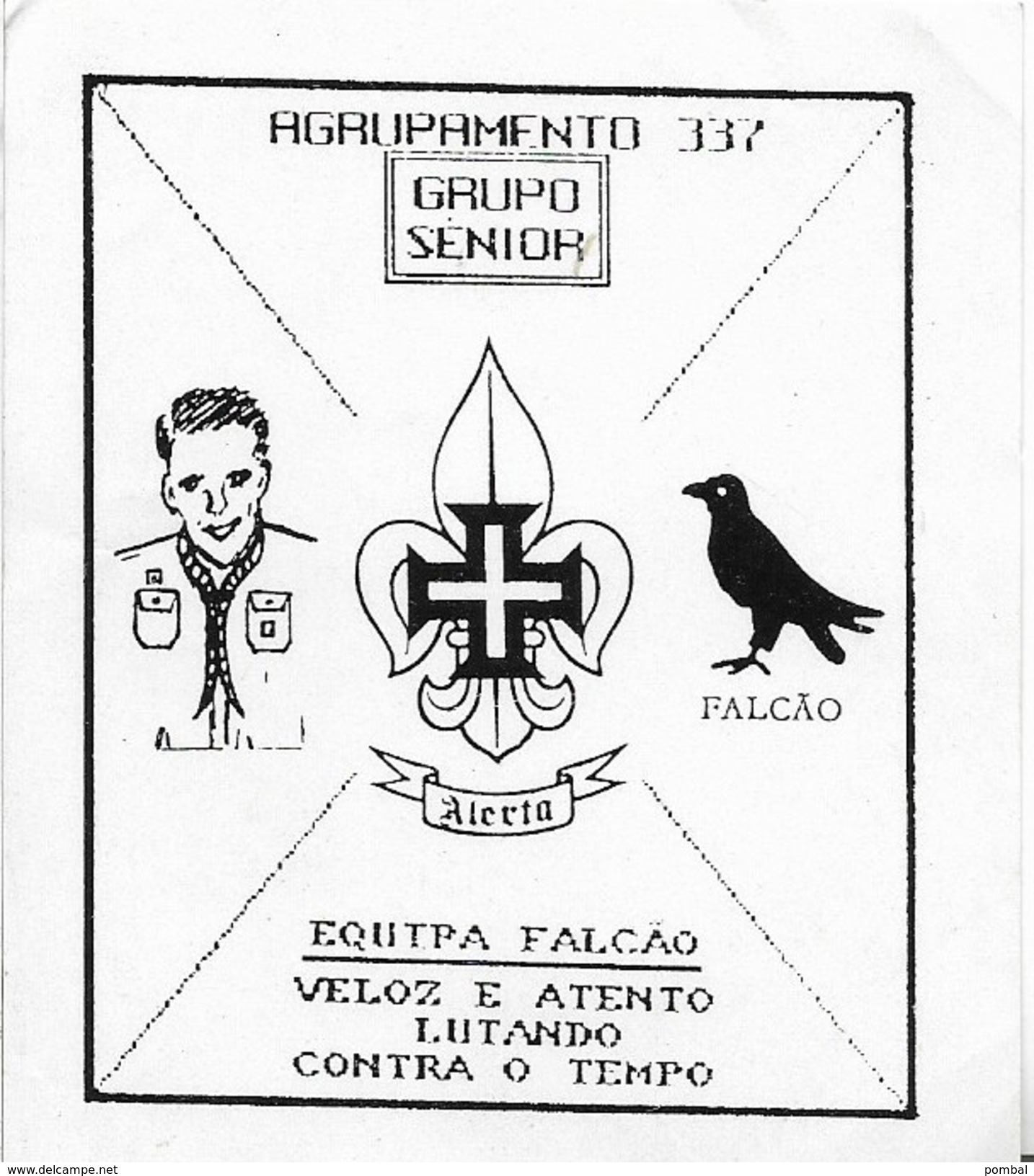 PORTUGAL CNE SCOUT CALDAS DA RAINHA AGRUPAMENTO 337 Sticker - Scoutisme