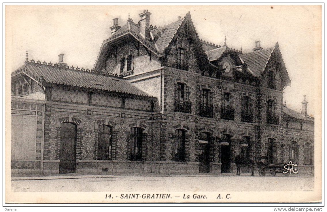 95 SAINT-GRATIEN -La Gare    (Recto/Verso) - Saint Gratien