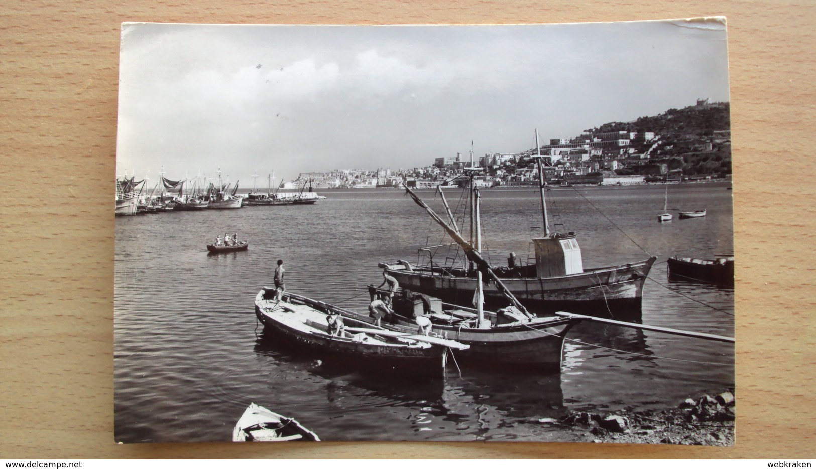 ITALY LAZIO CARTOLINA DA GAETA PANORAMA CON BARCHE PESCATORI LATINA - Latina