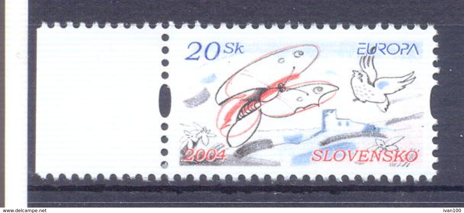 2004. Slovakia,  Europa 2004, 1v, Mint/** - 2004