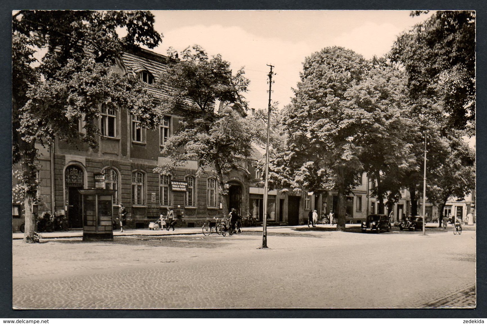 A1534 - Alte Foto Ansichtskarte - Zossen - Postamt Telefonzelle - N. Gel - PGH Rotophot - Zossen