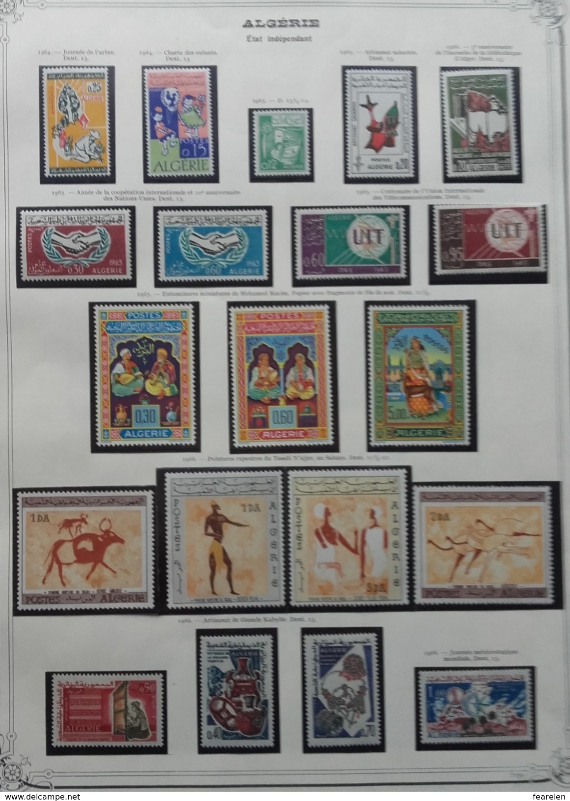 Algérie 1962-1990 Collection Presque Complète Neuf**, Qualité Luxe - Algérie (1962-...)