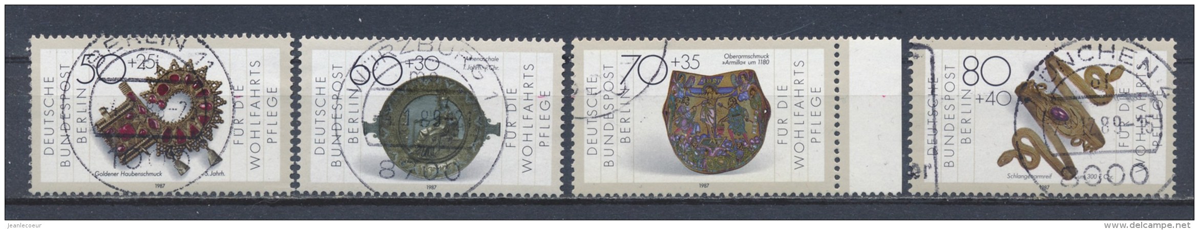 Duitsland/Germany/Allemagne/Deutschland Berlijn/Berlin 1987 Mi: 789-792 (Gebr/used/obl/o)(1569) - Oblitérés