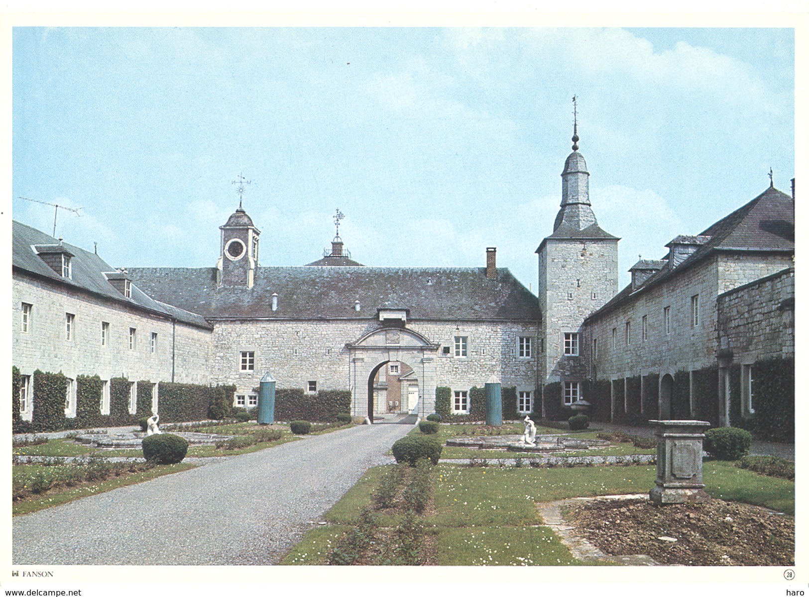 Photo ( Format A4) Du Château De FANSON - Fiche Didactique Au Verso - Edition ELF Carburant - Collections