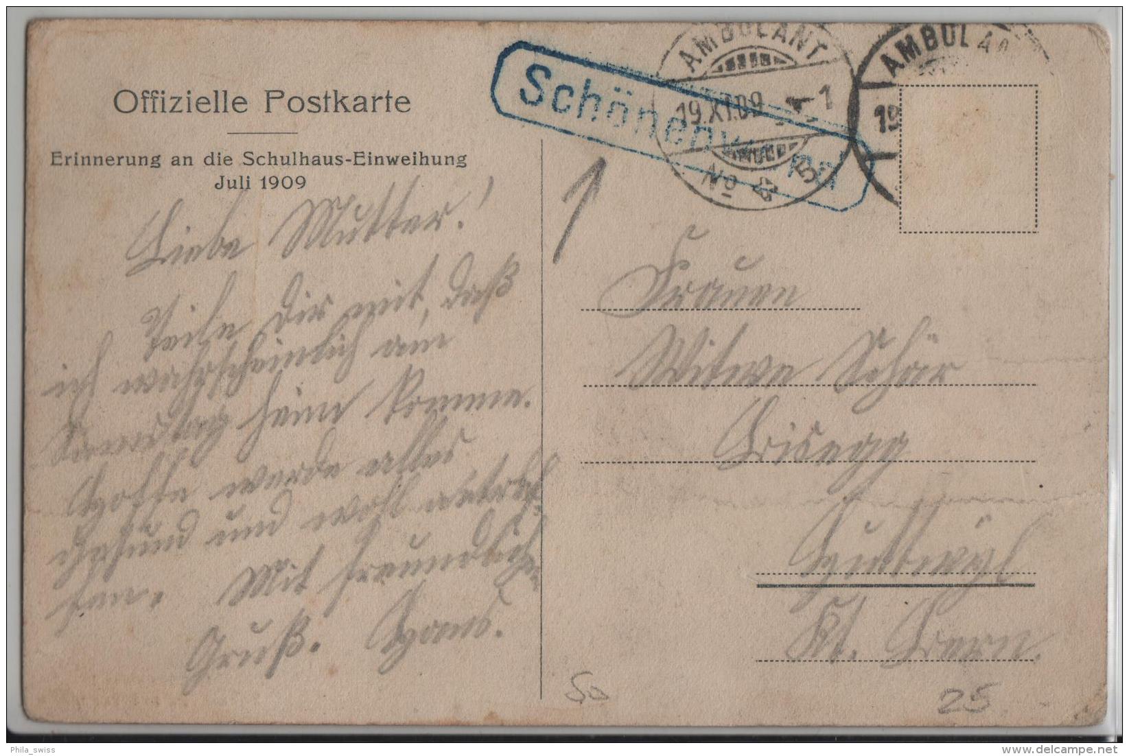 Erinnerung An Die Schulhaus-Einweihung Juli 1909 - Schönenwerd Schulhaus Mit Turnhalle - Schönenwerd