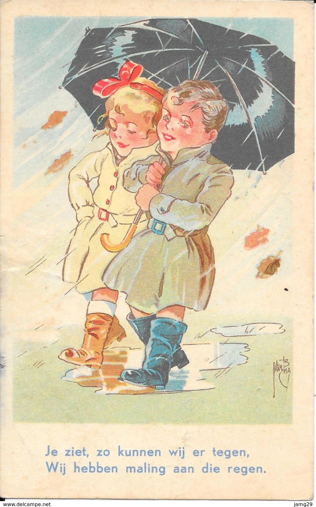 Leedvermaak, Samen In De Regen, 1952 - Humor