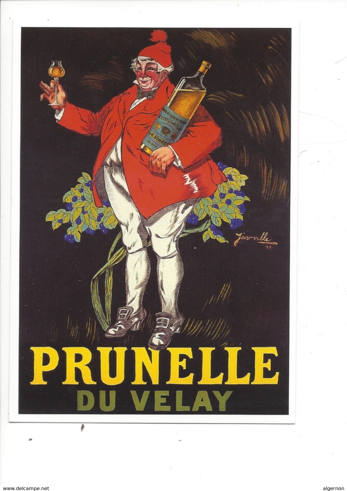 16339 - Prunelle Du Velay Par Jarville 1922 Reproduction D'affiche - Publicité