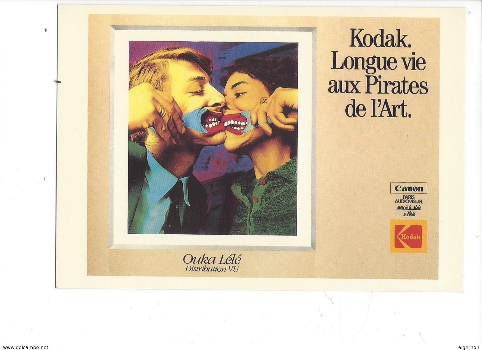 16344 - Kodak Longue Vie Aux Pirates De L'Art Ouka Lélé - Publicité