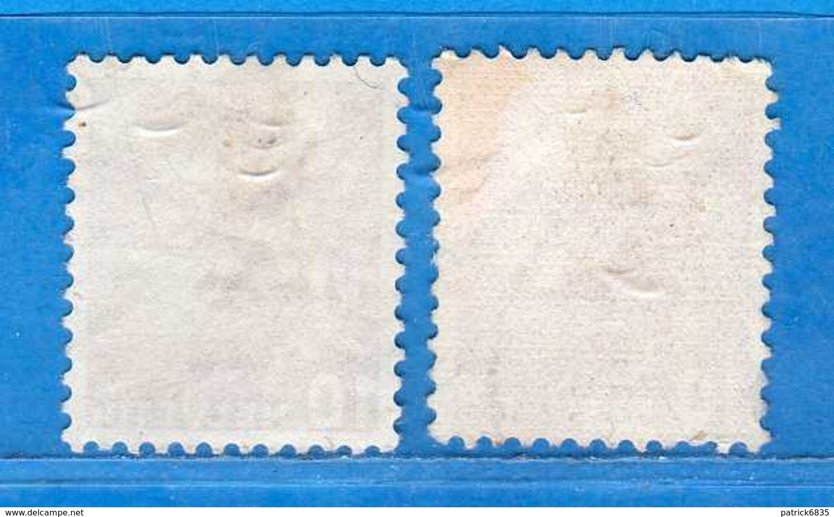 Timbre° -1936- Papier Lisse + Grillée -ZUM.203y+203z/ Mich. 299Iy+ 299Iz .2 Scan.  Vedi Descrizione. - Franqueo