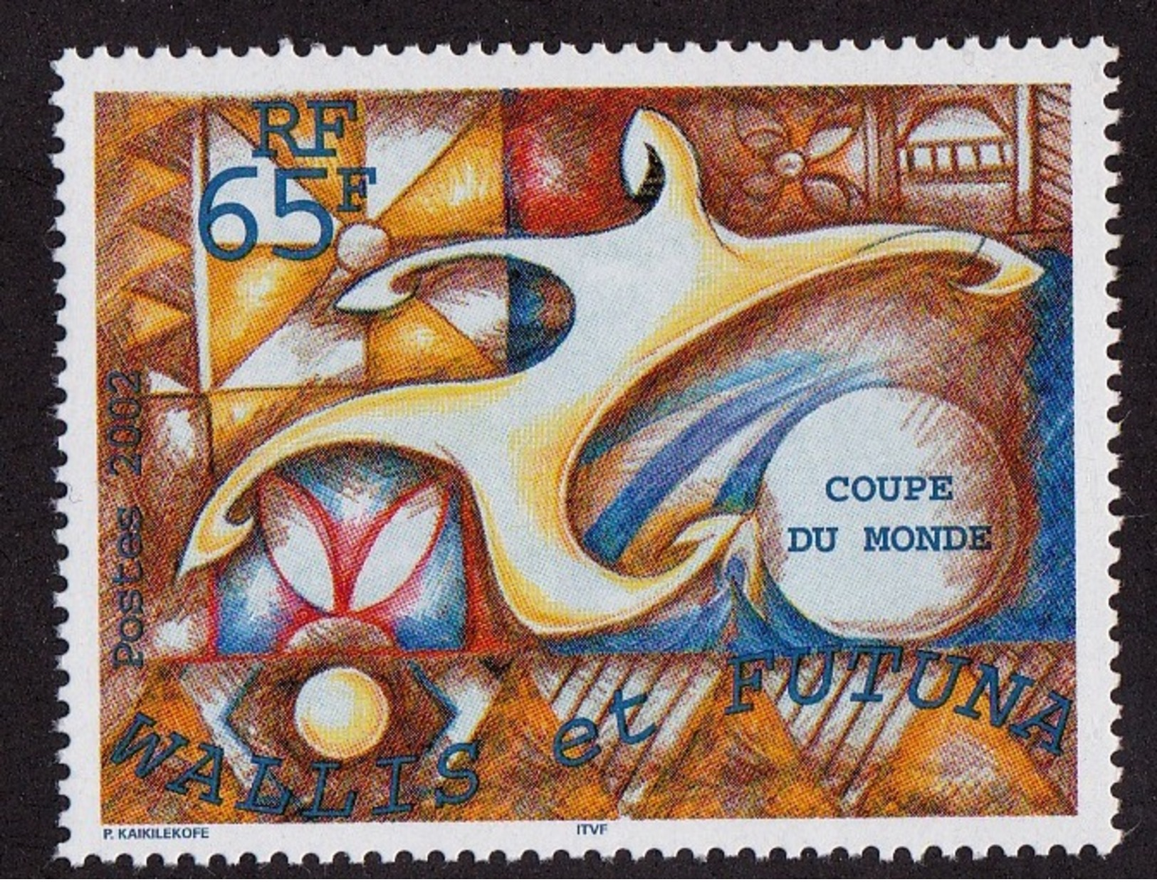 Wallis & Futuna (Sc# 552), MNH, (Set Of 1) World Cup  (2002)2s - Guam