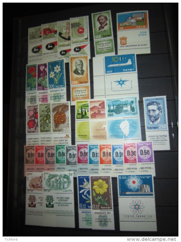 ISRAEL - Collection 1954 /1990 NEUFS ** LUXE / MNH - Poste+PA Avec TABS Complets + BF 2/31 à Moins De 10% De Cote Yvert - Collections, Lots & Séries