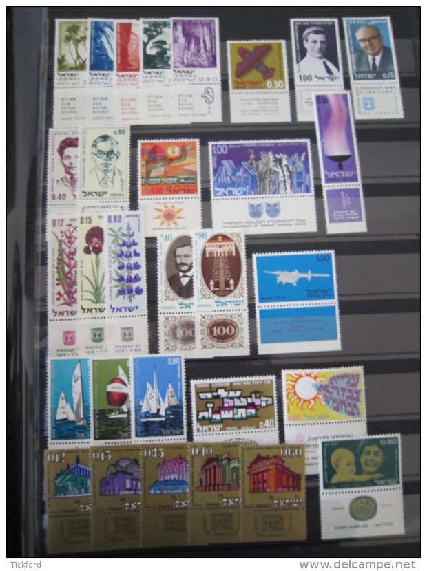 ISRAEL - Collection 1954 /1990 NEUFS ** LUXE / MNH - Poste+PA avec TABS complets + BF 2/31 à moins de 10% de cote Yvert