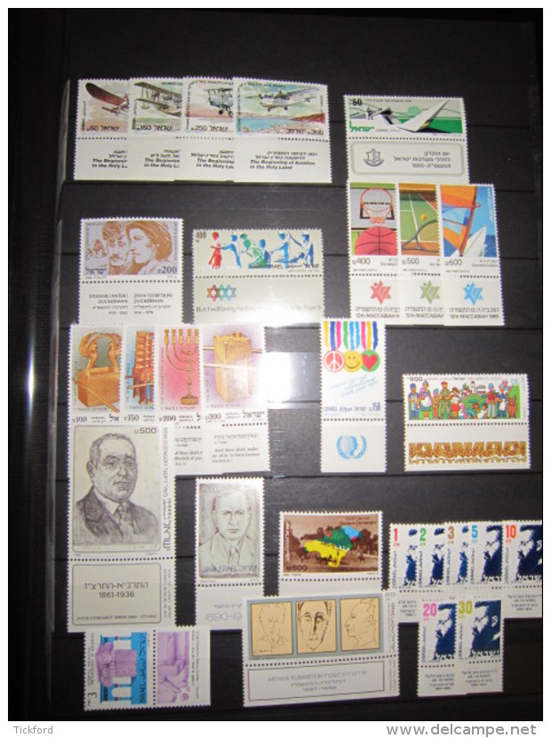 ISRAEL - Collection 1954 /1990 NEUFS ** LUXE / MNH - Poste+PA avec TABS complets + BF 2/31 à moins de 10% de cote Yvert