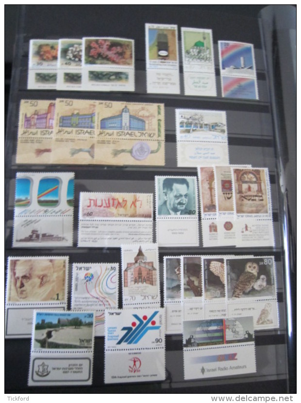 ISRAEL - Collection 1954 /1990 NEUFS ** LUXE / MNH - Poste+PA avec TABS complets + BF 2/31 à moins de 10% de cote Yvert