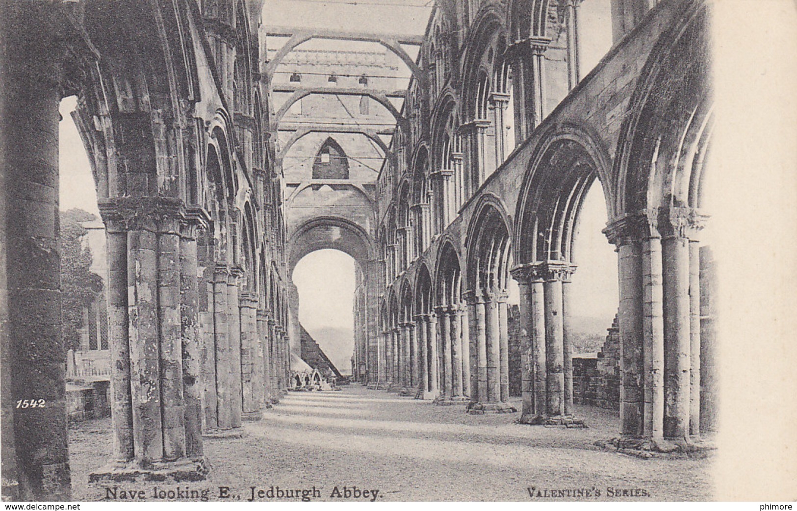 Ph-CPA Ecosse Jedburgh (Roxburghshire) Jedburgh Abbey, Nave Looking East - Roxburghshire