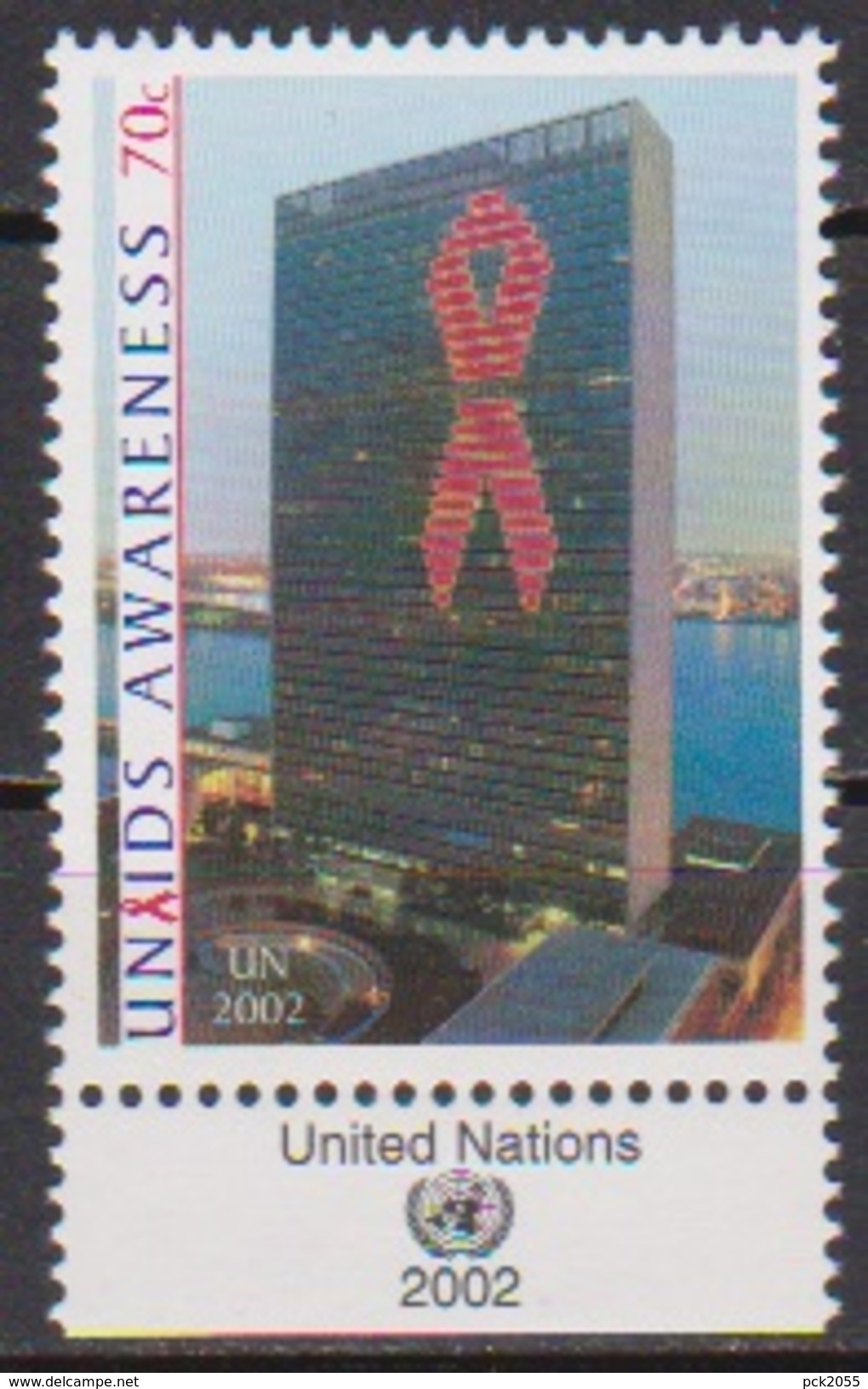 UNO New York 2002 MiNr.912 ** Postfr.AIDS-Bekämpfung UNAIDS  ( 2191 ) - Ongebruikt