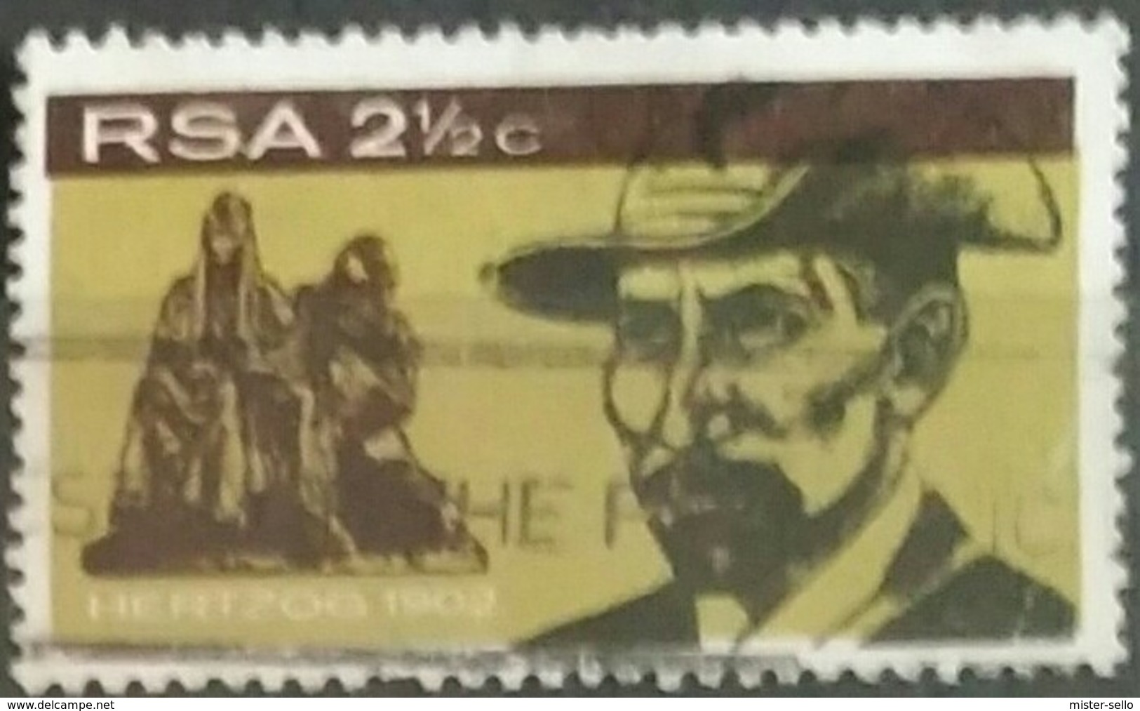 SUDAFRICA - AFRICA DEL SUR 1968 Inauguration Of General Hertzog Monument, Bloemfontein. USADO - USED. - Usados