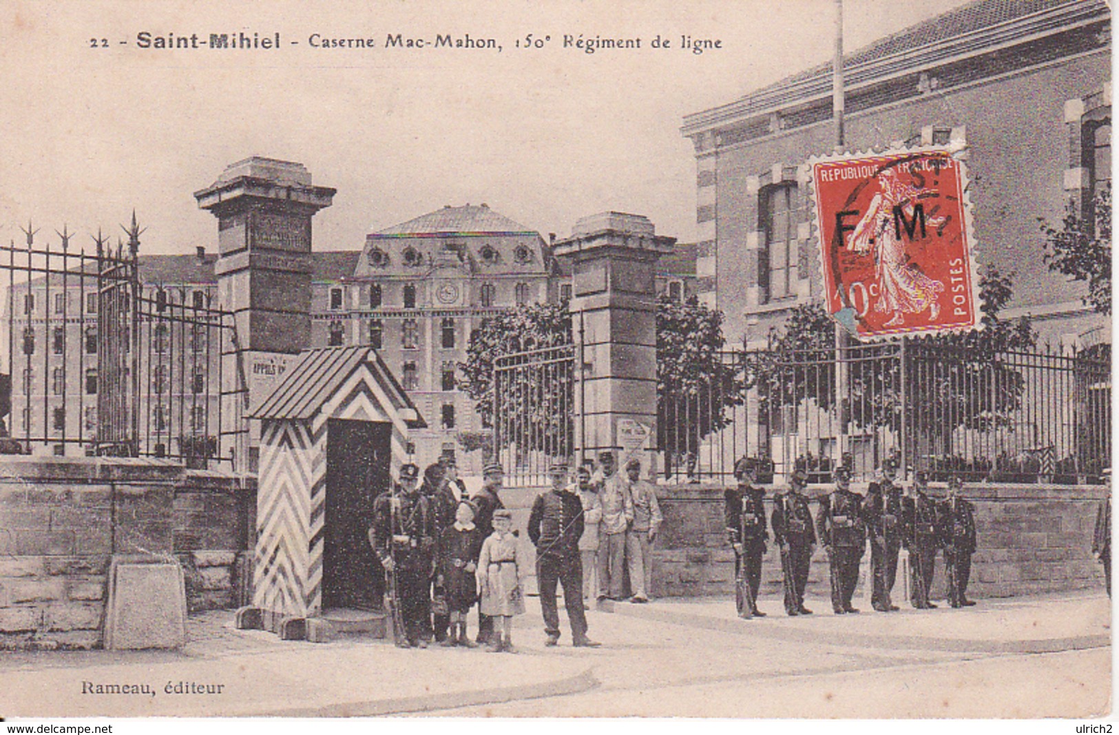 CPA Saint-Mihiel - Caserne Mac-Mahon - 150e Régiment De Ligne - 1912 (27783) - Saint Mihiel