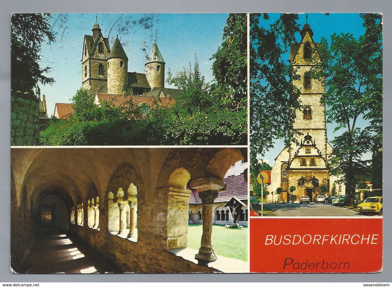 DE.- PADERBORN. BUSDORFKIRCHE.. 2 Scans - Paderborn