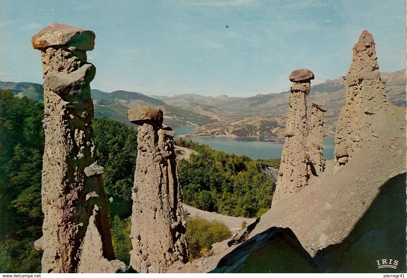 CPA-1960-05-SERRE PONCON-Les DEMOISELLES COIFFEES Et Le LAC-TBE - Autres & Non Classés