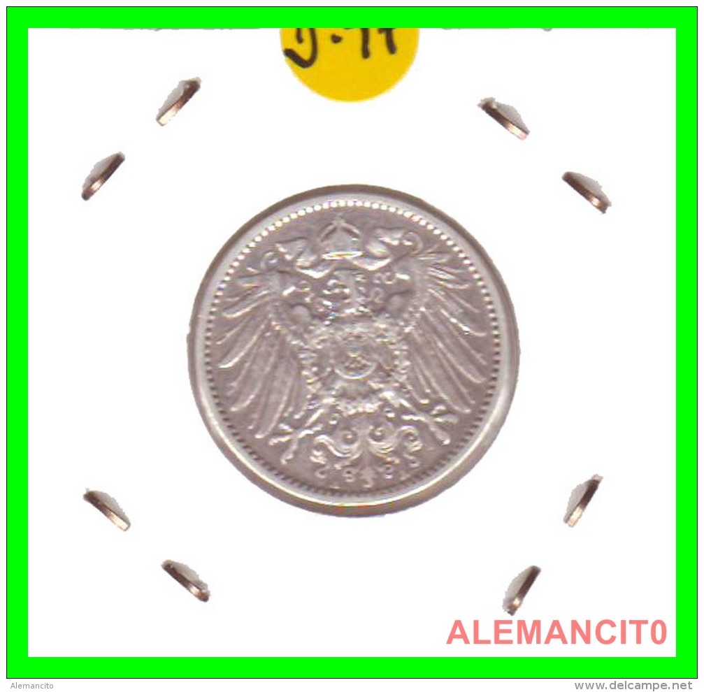 GERMANY -  IMPERIO - DEUTSCHES REICH - 1 Mark. AÑO 1903-A - 1 Mark