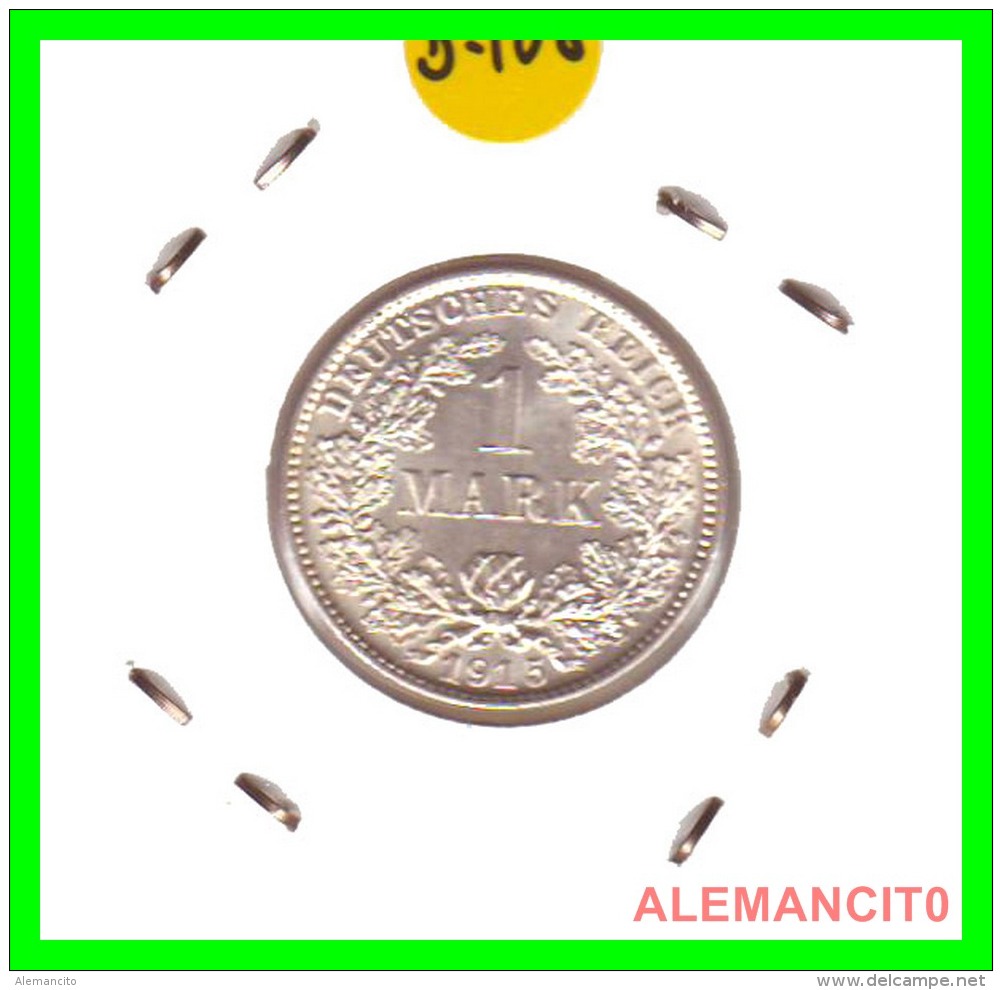 GERMANY -  IMPERIO - DEUTSCHES REICH - 1 Mark. AÑO 1915-E - 1 Mark