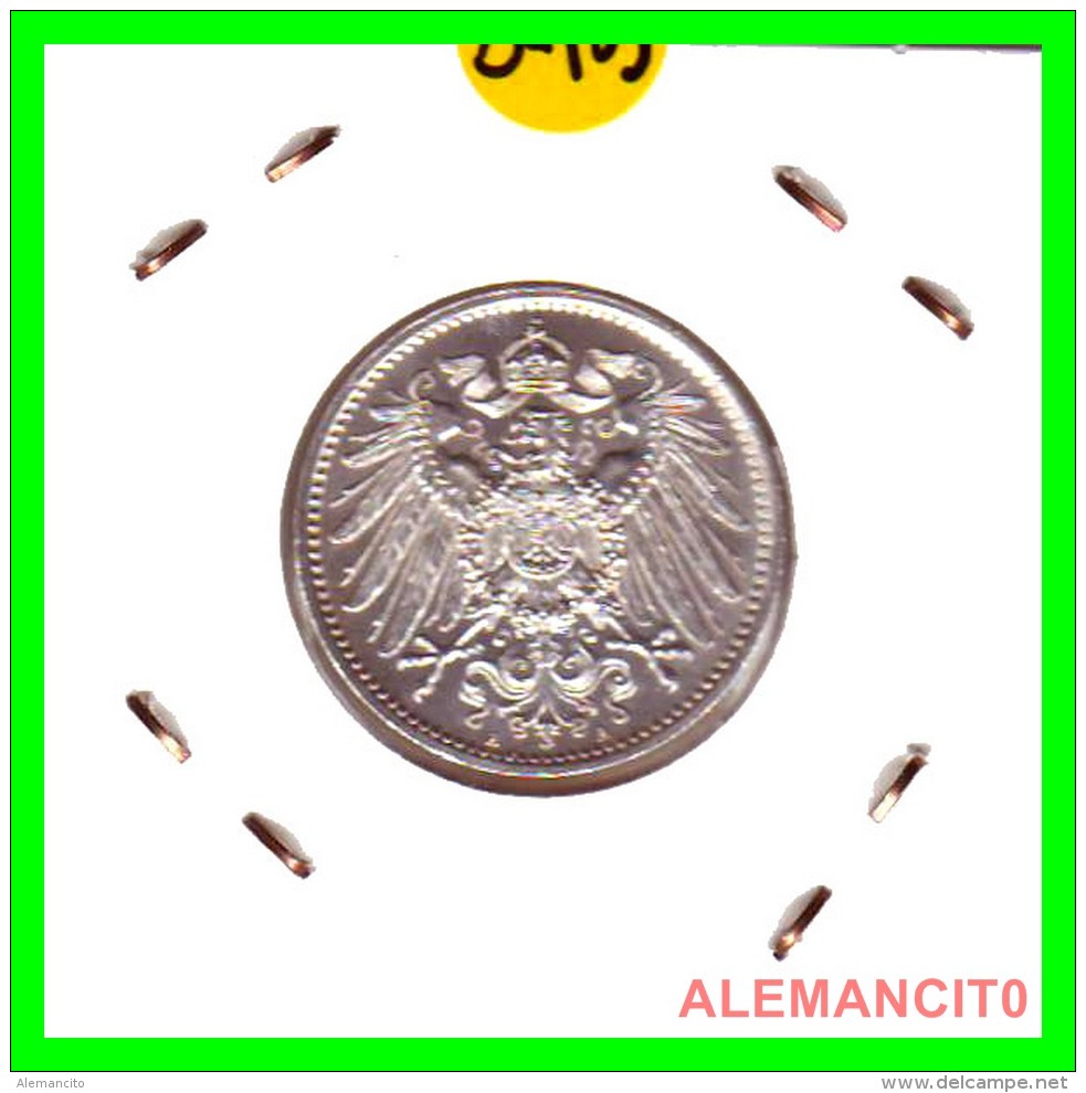 GERMANY -  IMPERIO - DEUTSCHES REICH - 1 Mark. AÑO 1915-J - 1 Mark