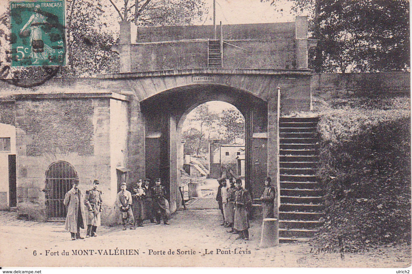 CPA Fort Du Mont Valérien - Porte De Sortie - Le Pont-Levis - 1916 (27792) - Mont Valerien