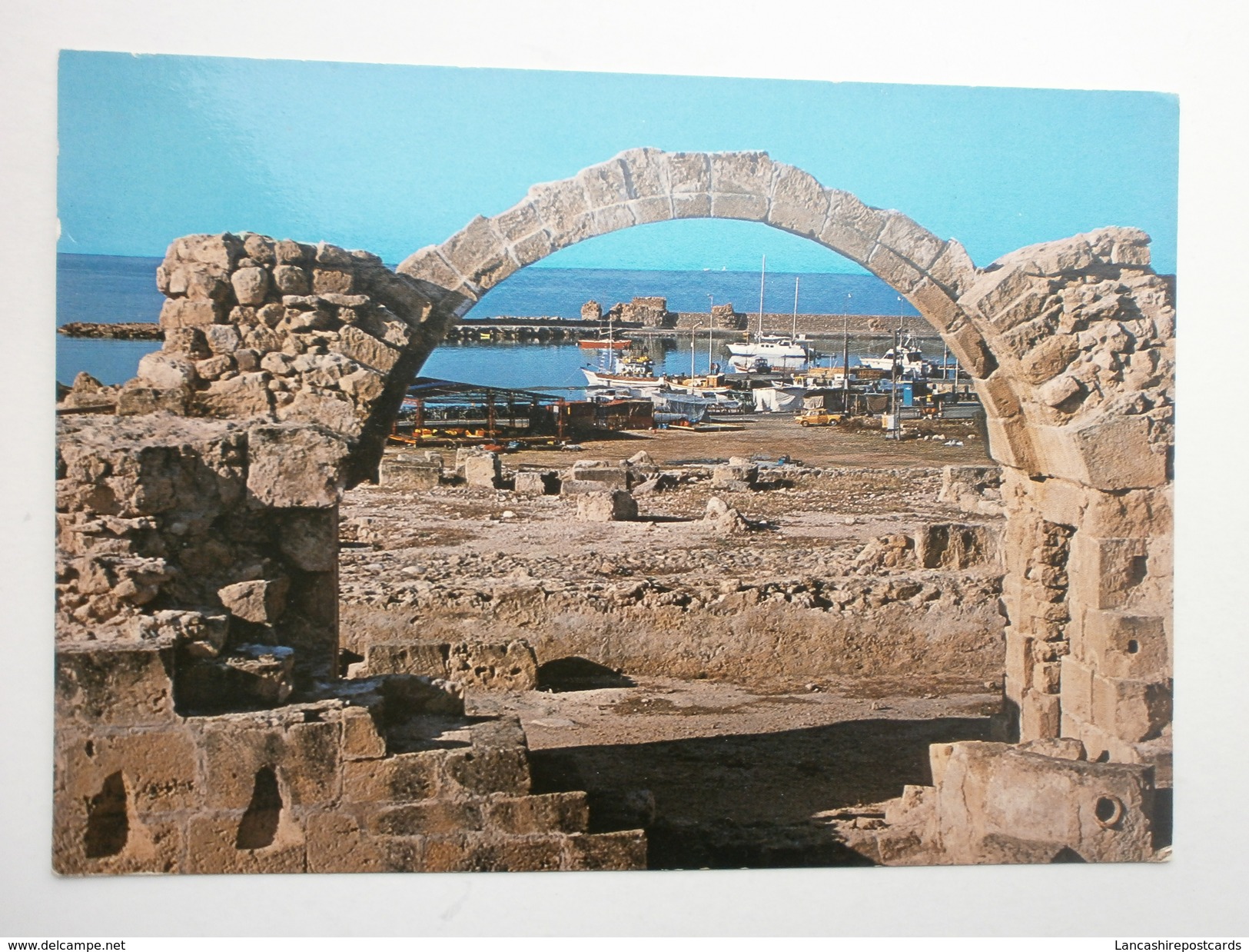 Postcard Saranta Colones Castle Paphos Cyprus My Ref B2578 - Cyprus