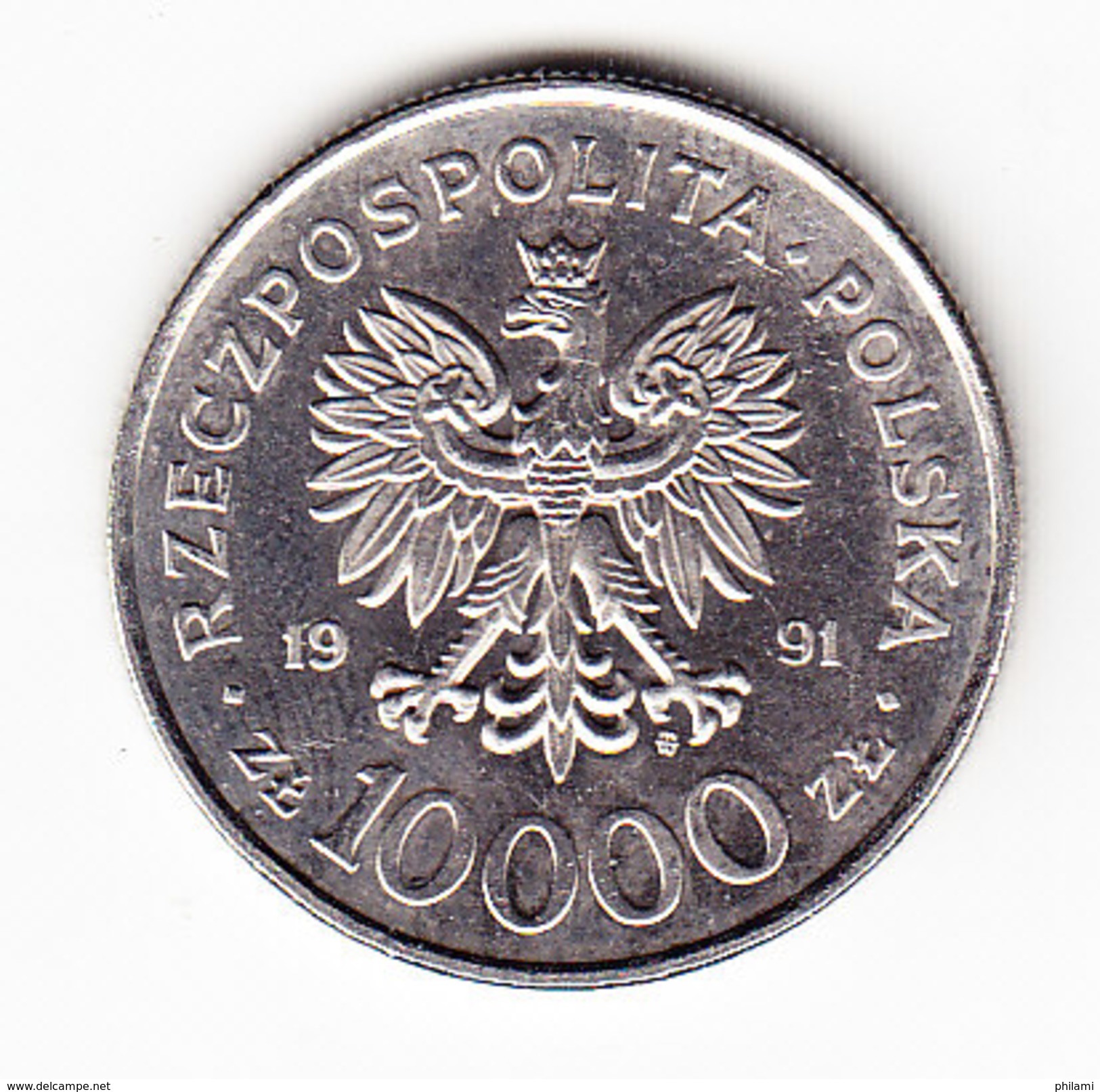 COINS POLOGNE Y 217 1991 10000Z. (M18) - Pologne