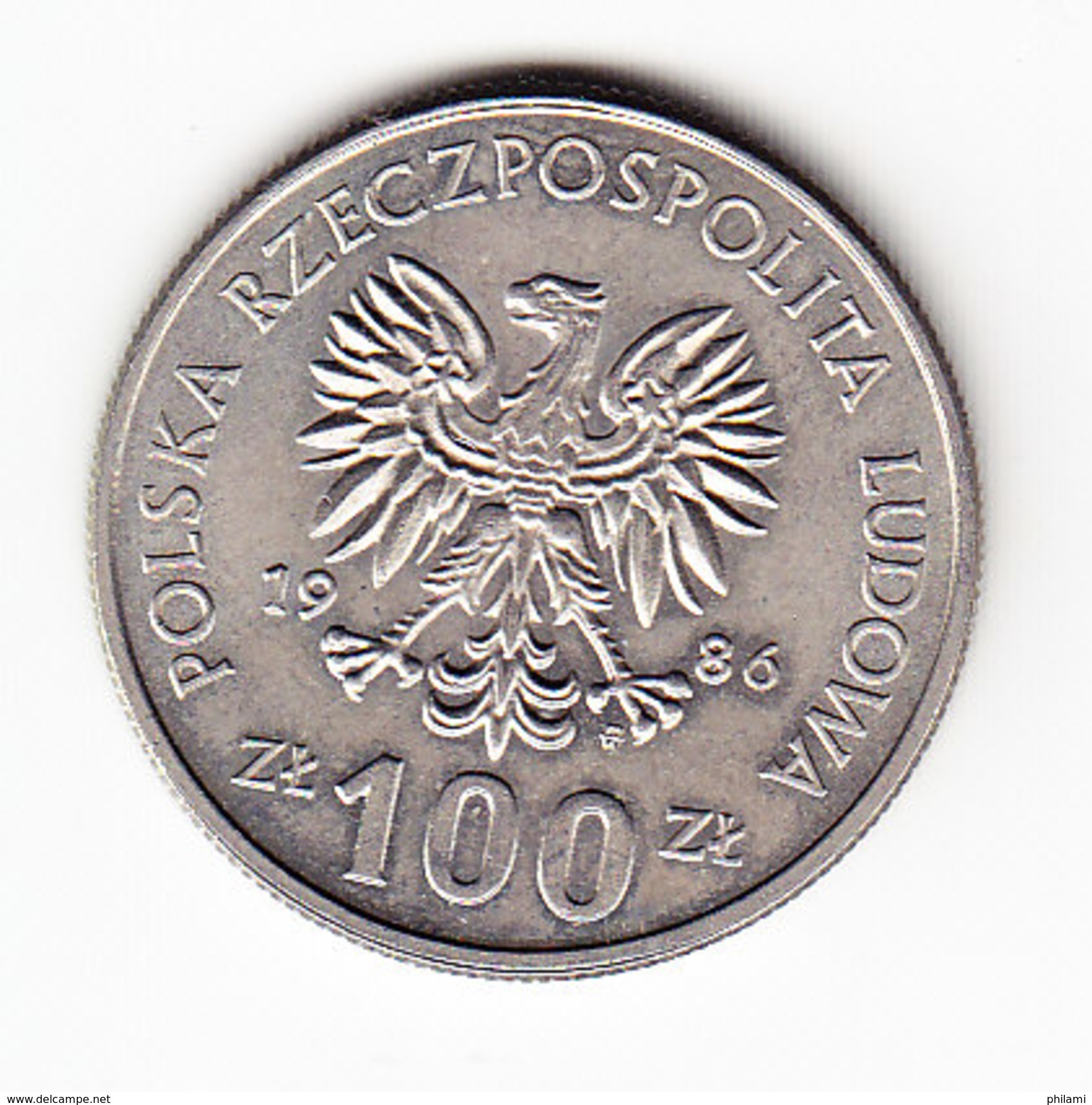 COINS POLOGNE Y 160 1986 100Z.  (M17) - Polen