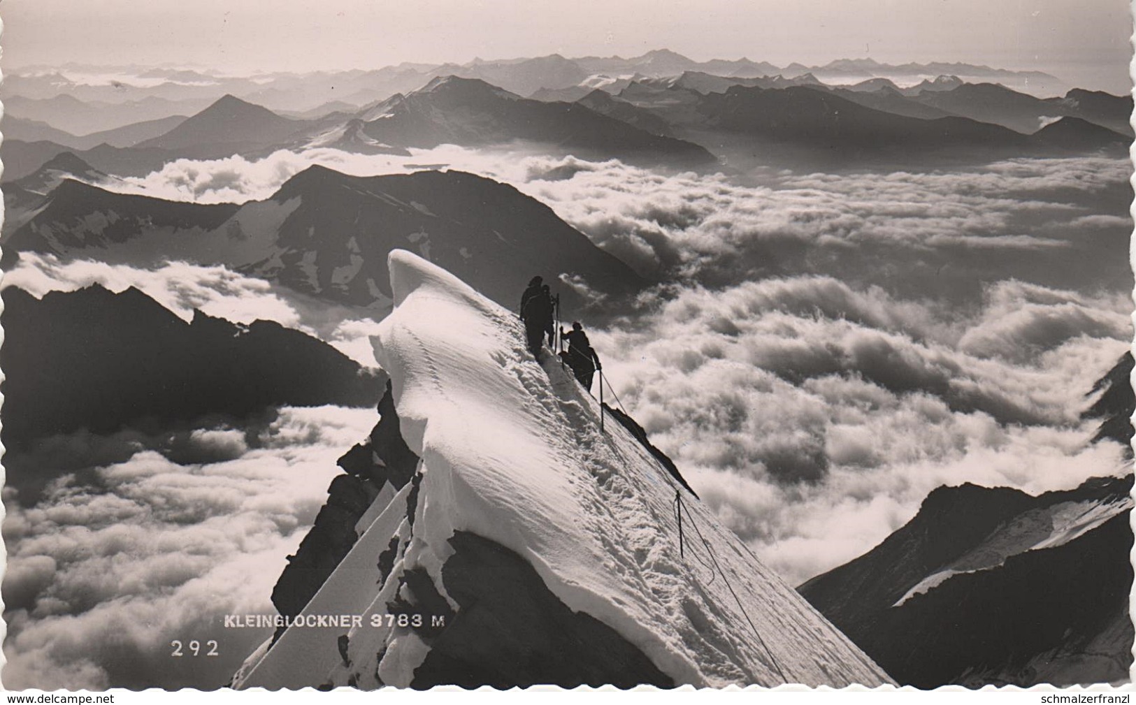 AK Kleinglockner Bergsteiger Kletterer Klettern A Grossglockner Kals Matrei Heiligenblut Lienz Burg Winkl Kärnten Tirol - Kals