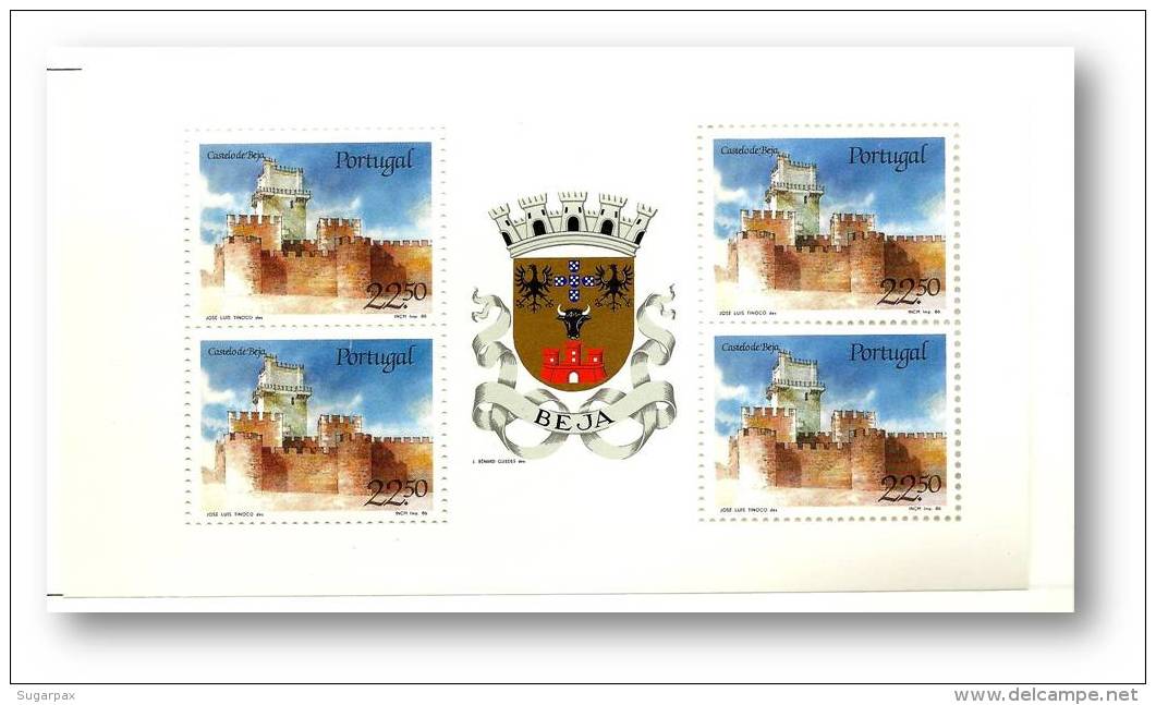 BEJA 1986 ** - Coat Of Arms And Castle - Heraldic - Booklet Afinsa N.&ordm; 1751 - Libretti