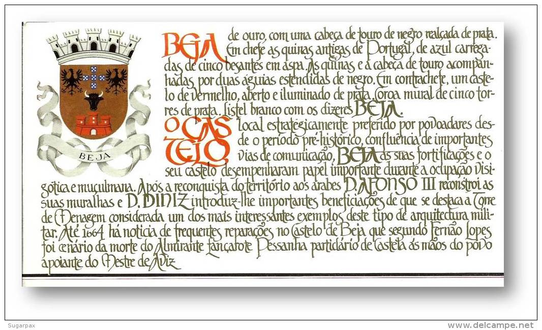 BEJA 1986 ** - Coat Of Arms And Castle - Heraldic - Booklet Afinsa N.&ordm; 1751 - Carnets