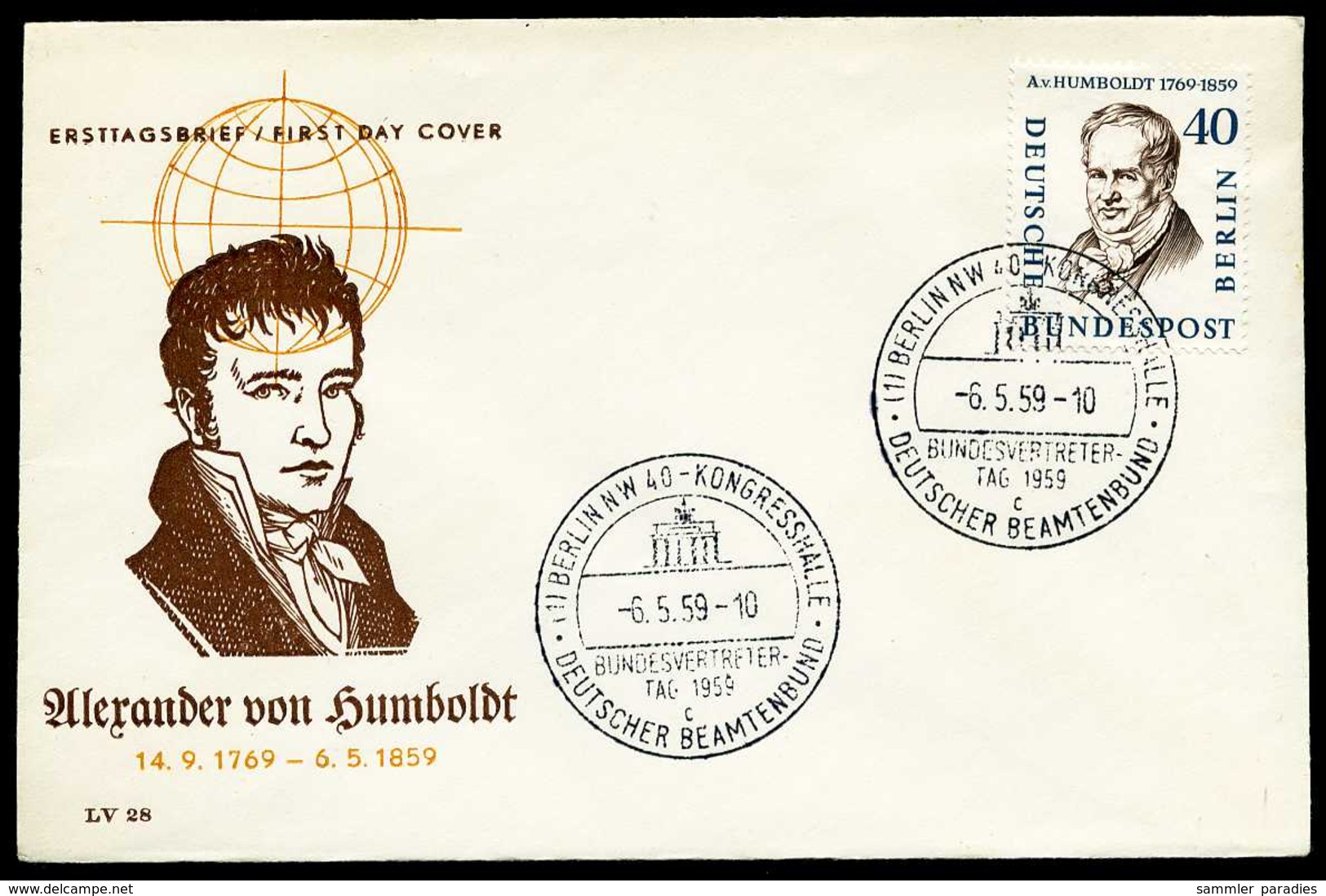 39637) Berlin - Michel 163 / 172 - 10 FDC - Männer Der Geschichte Berlins II - Andere & Zonder Classificatie