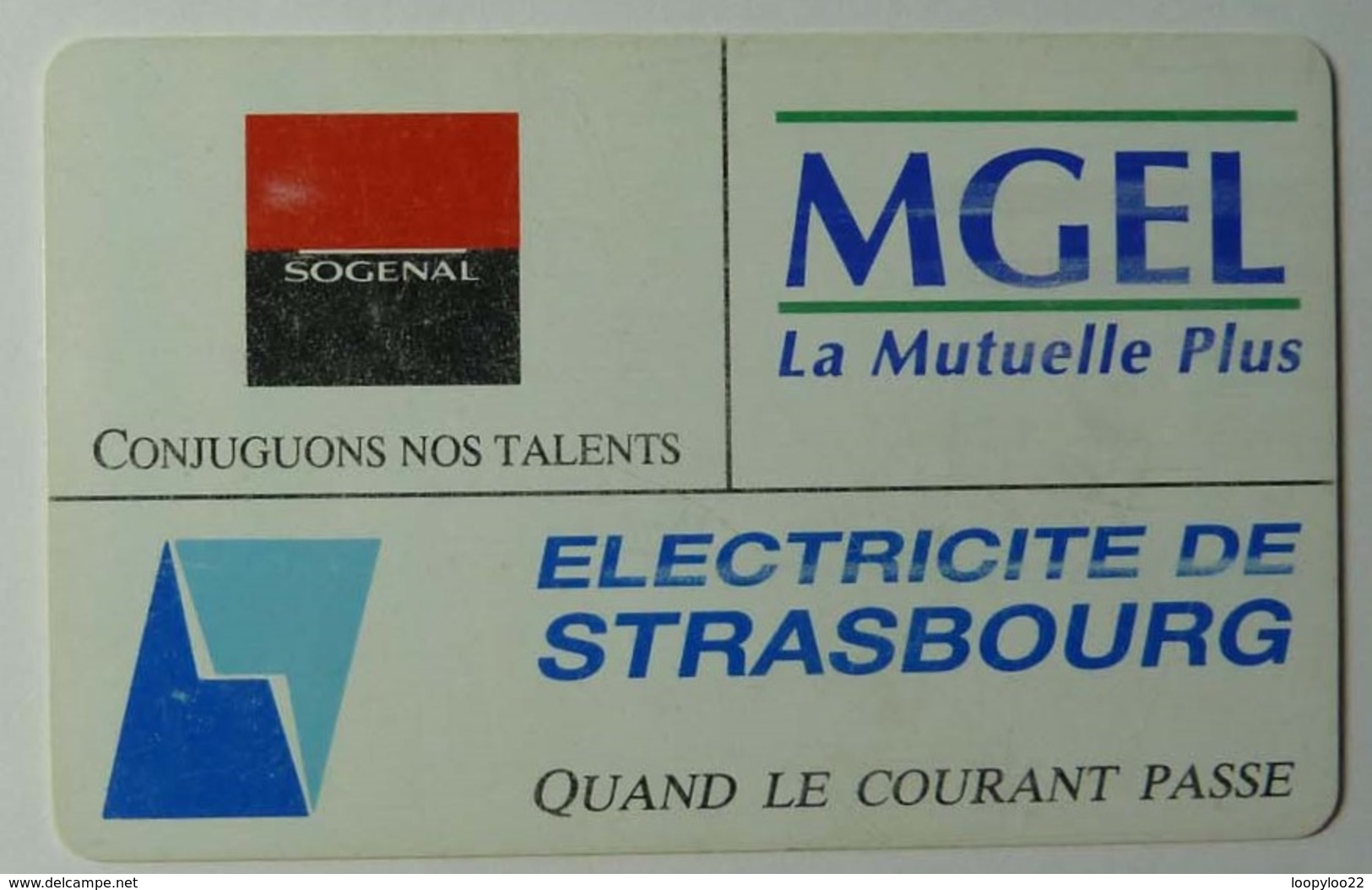 FRANCE - Smart Card - Crous - Academie De Strassbourg - Used - Privat