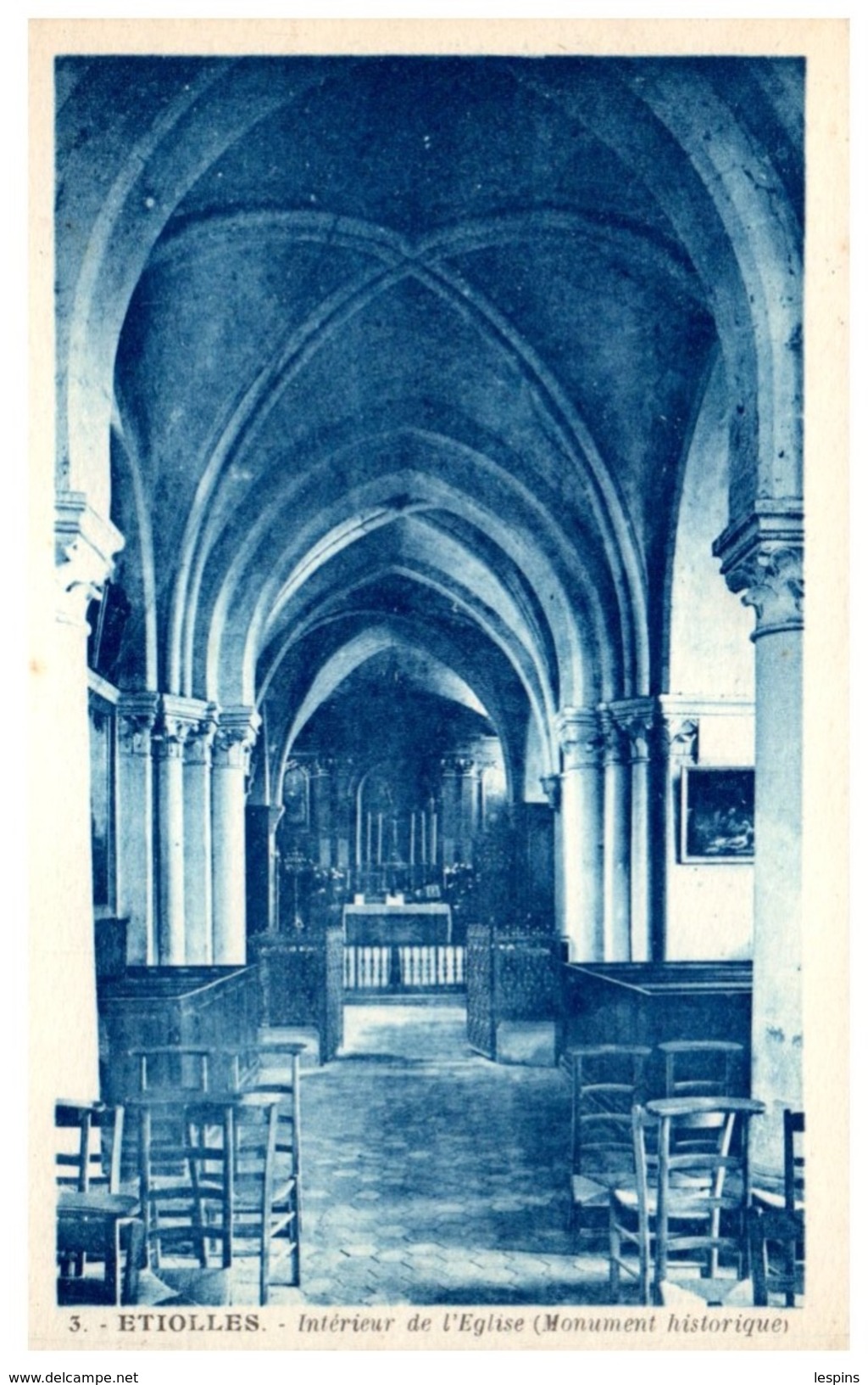 91 - ETIOLLES --  Intérieur De L'Eglise - Autres & Non Classés