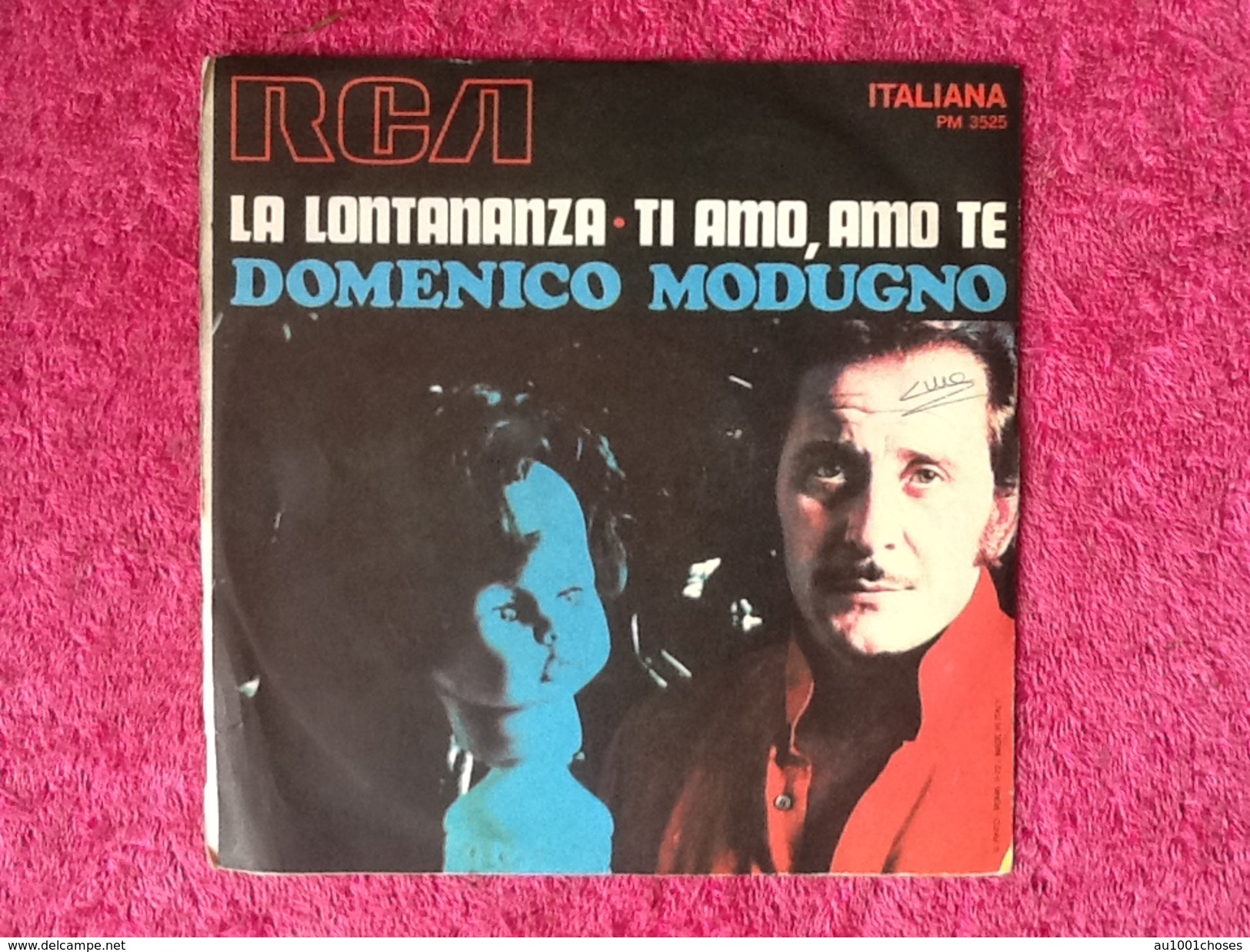 Vinyle 45 Tours (1970) Domenco Modugno La Lontamanza Ti Amo, Amo - Altri - Musica Italiana