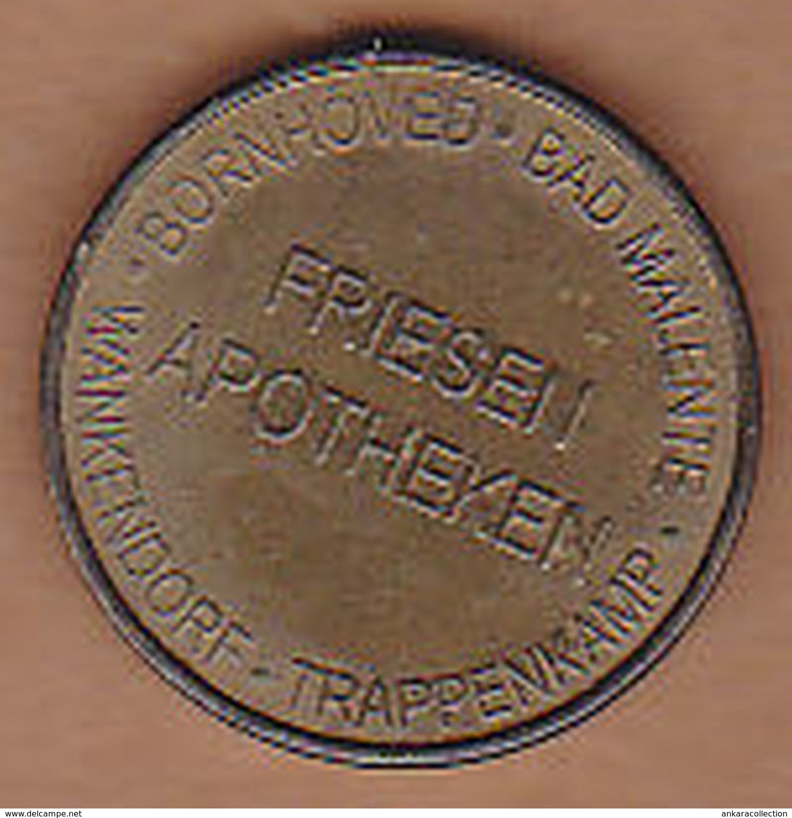 AC - FRIESEN APOTHEKEN BORNHOVED BAD MALENTE WANKENDORP TRAPPENKAMP FRIESEN TALER TOKEN JETON - Monetary/Of Necessity