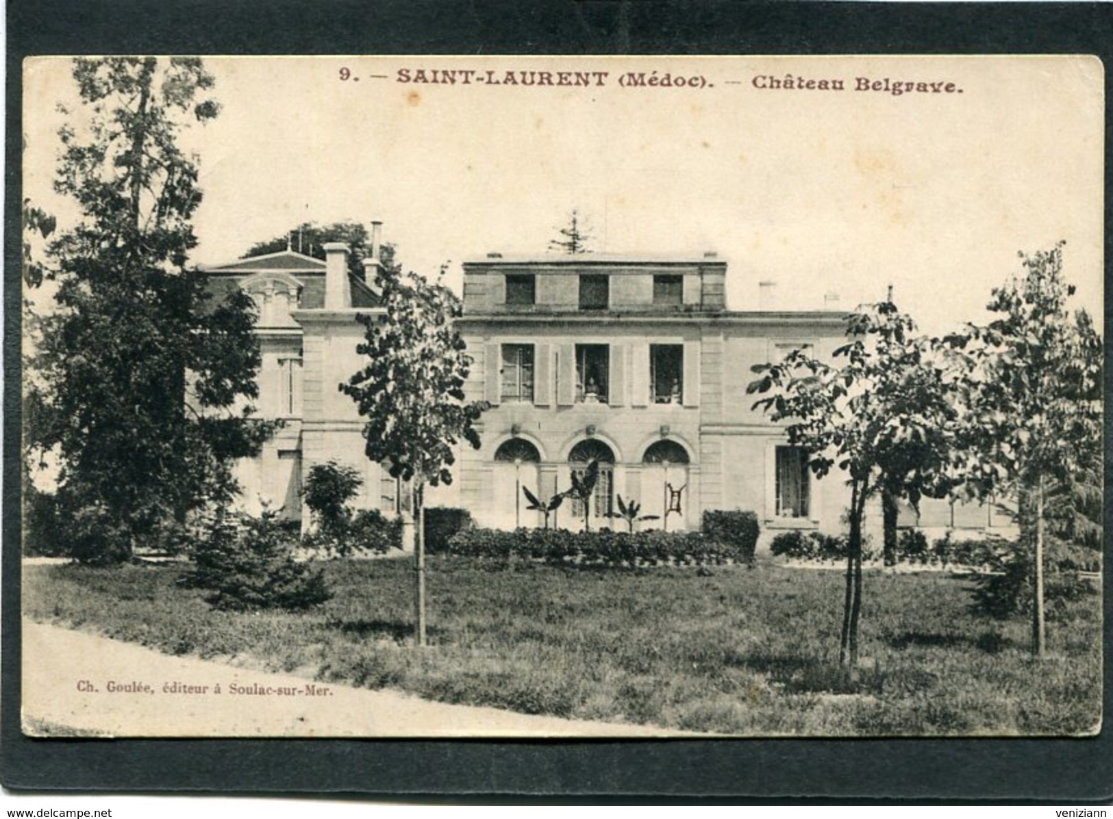 CPA - SAINT LAURENT (Médoc) - Château Belgrave - Autres & Non Classés