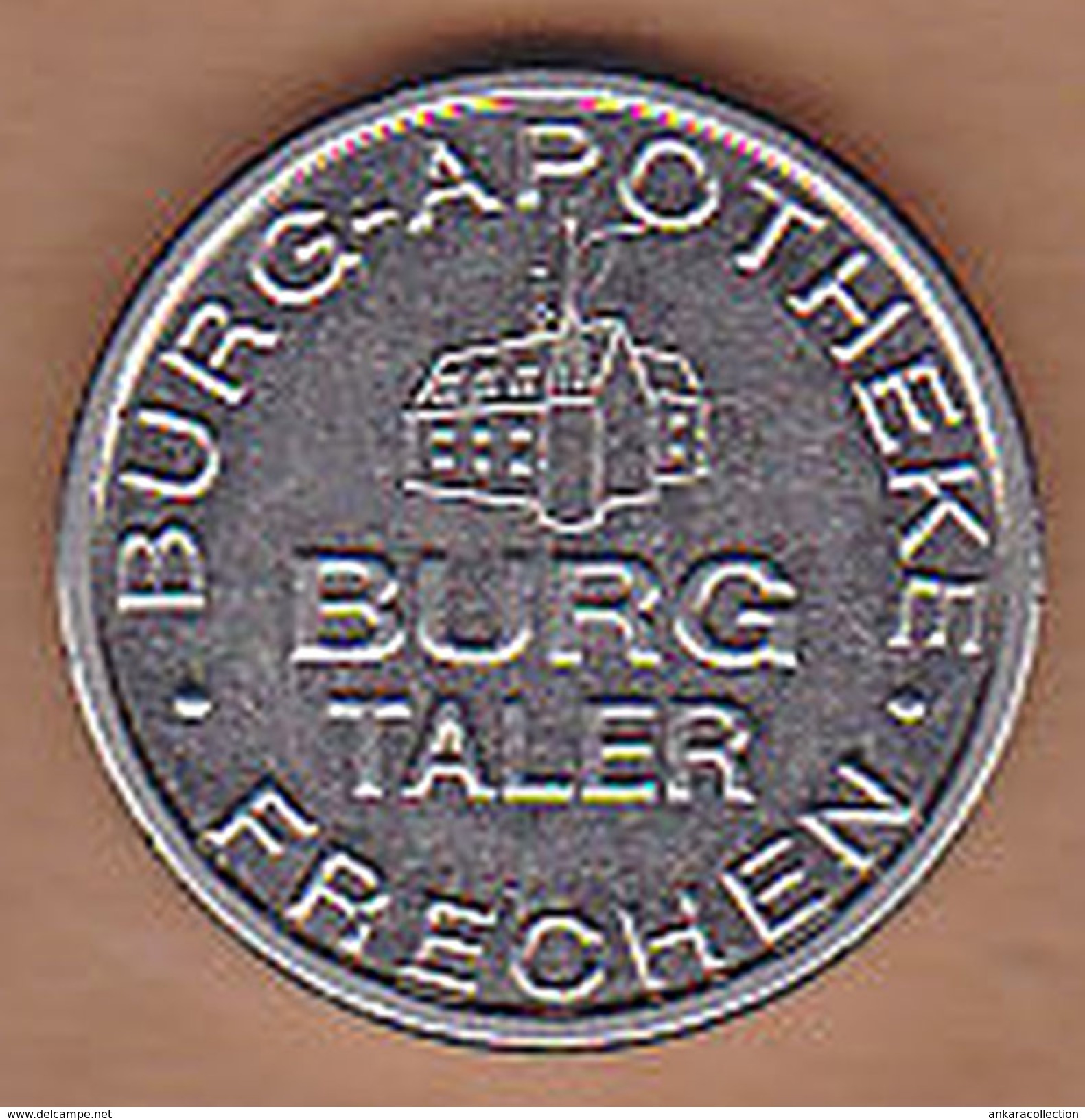 AC - BURG APOTHEKE FRECHEN BURG TALER GUT BERATEN GELD GESPART TOKEN JETON - Monetary/Of Necessity