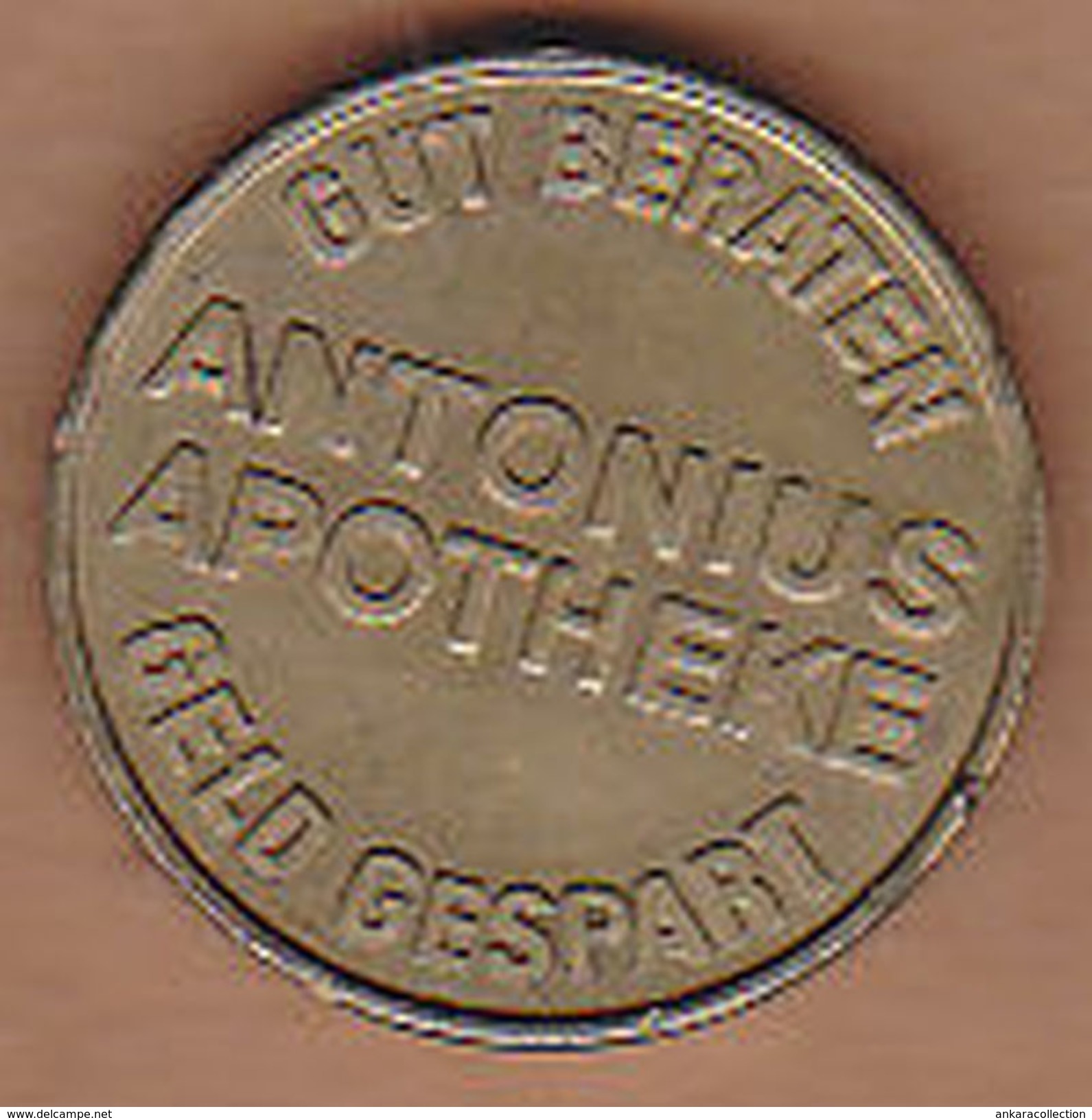 AC - ANTONIUS APOTHEKE GUT BERATEN GELD GESPART ANTONIUS TALER TOKEN JETON - Monétaires/De Nécessité