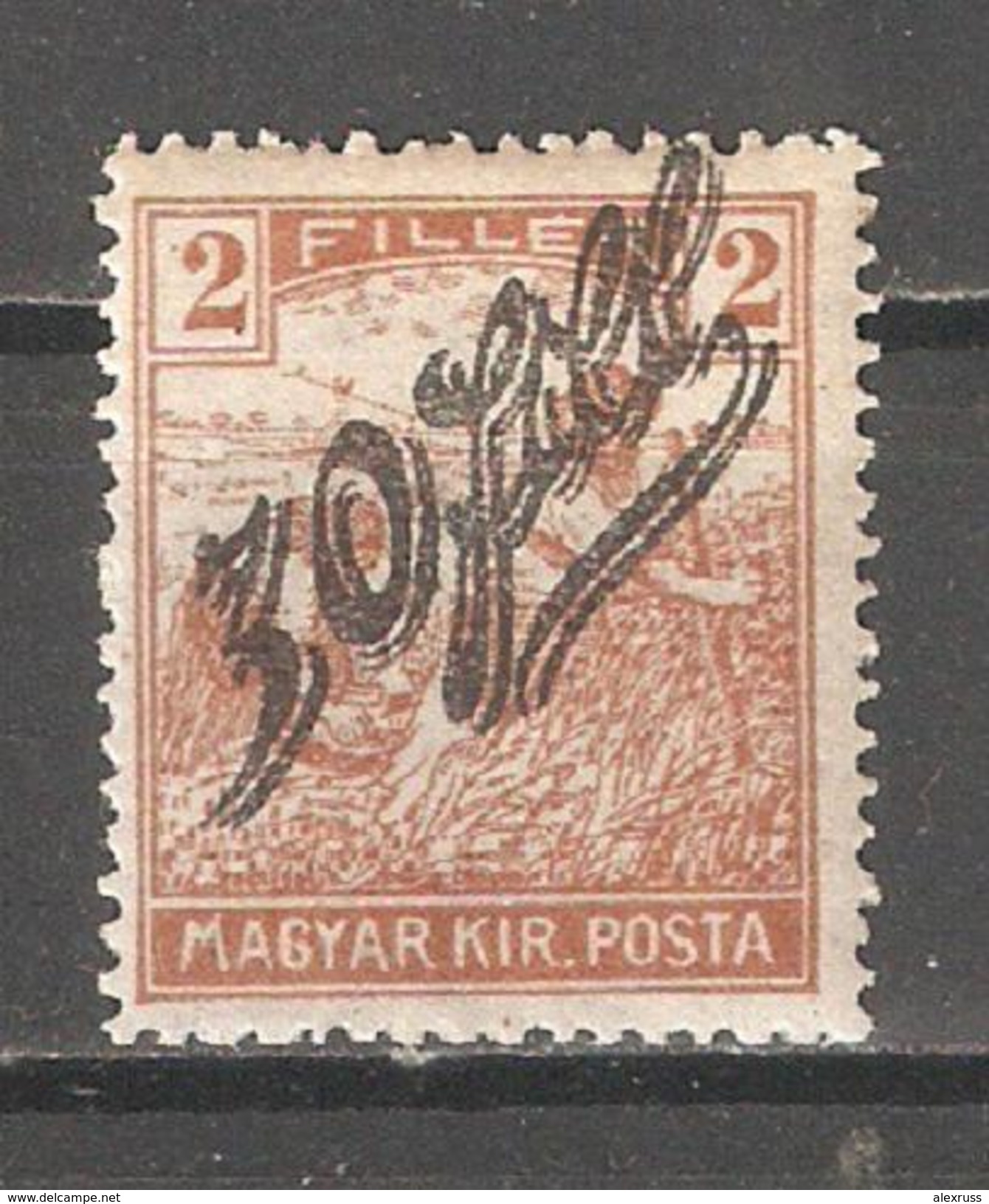 Hungary 1919,Surcharged,Temesvar Issue Serbian Occupation,Sc 9N2,VF MLH*OG - Unused Stamps