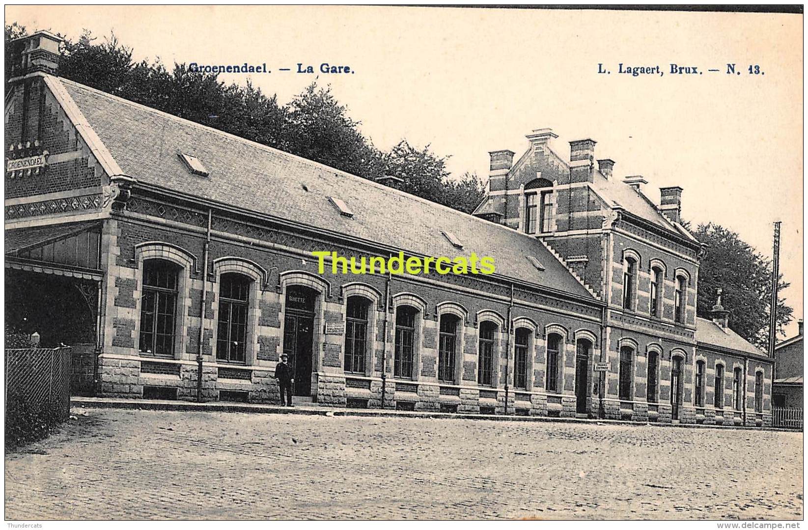 CPA  GROENENDAEL LA GARE DE STATIE - Hoeilaart