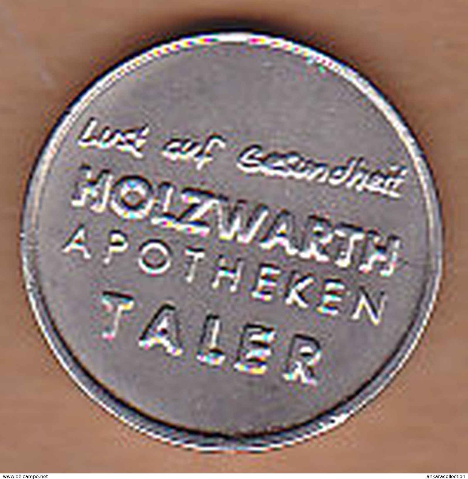 AC -  HOLZWARTH APOTHEKEN TALER PHARMACY TOKEN JETON - Monetary/Of Necessity