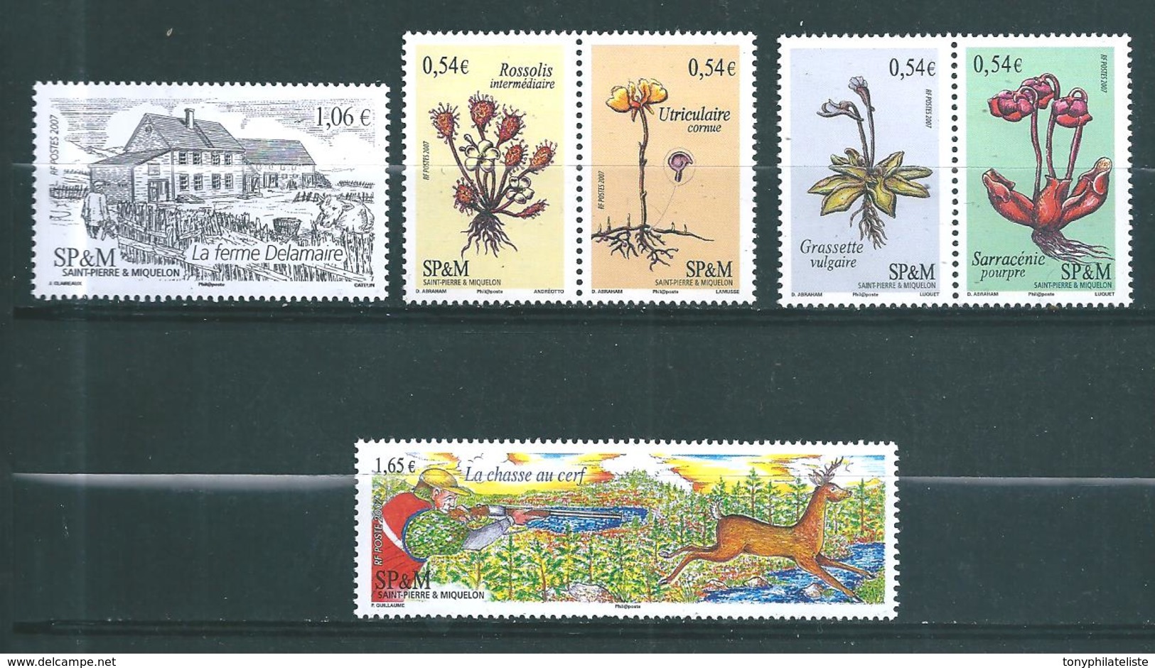 St Pierre Et Miquelon Timbres De 2007  N°899 A 904  Neuf ** Parfait - Nuevos