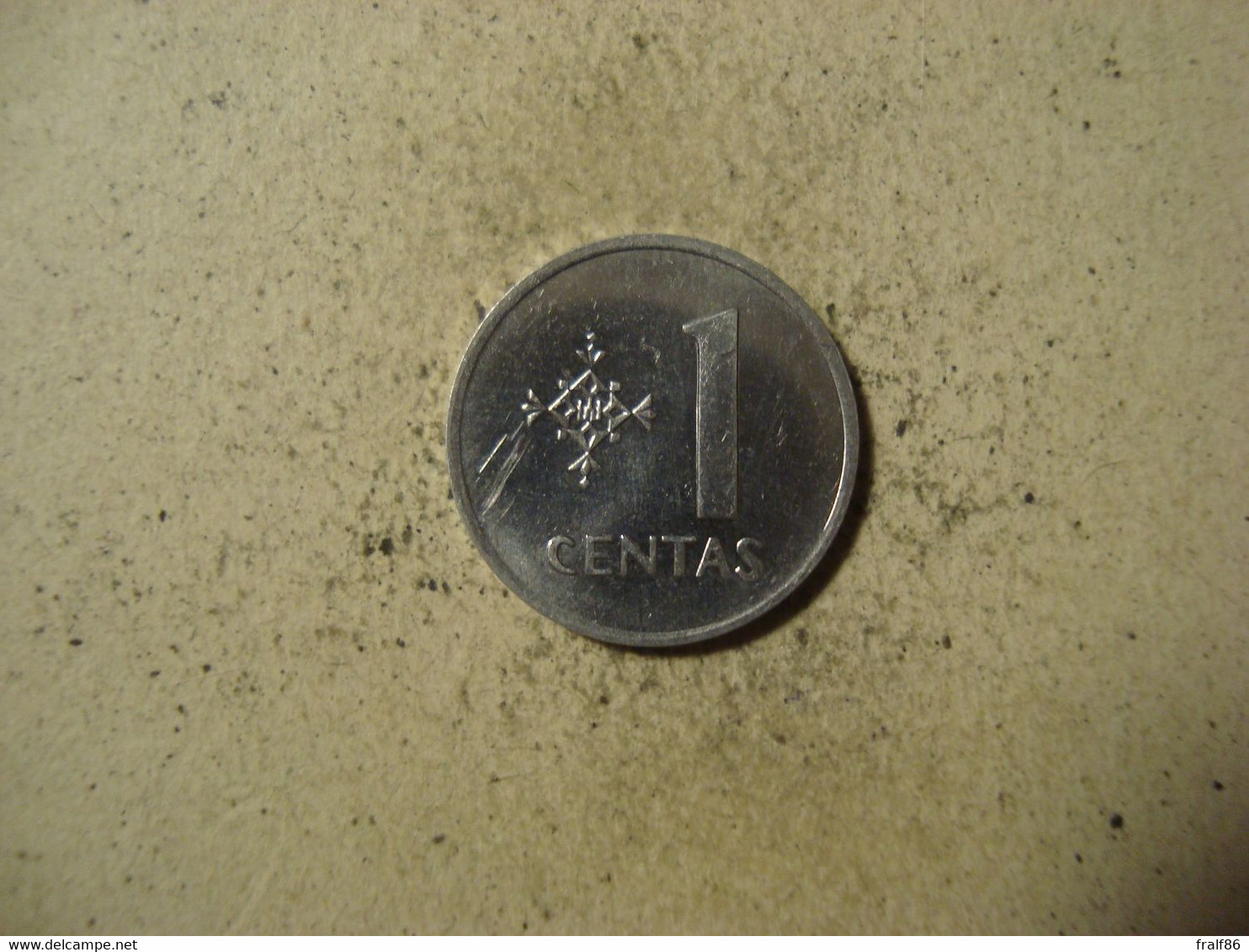 MONNAIE  LITUANIE 1 CENTAS 1991 - Lituanie