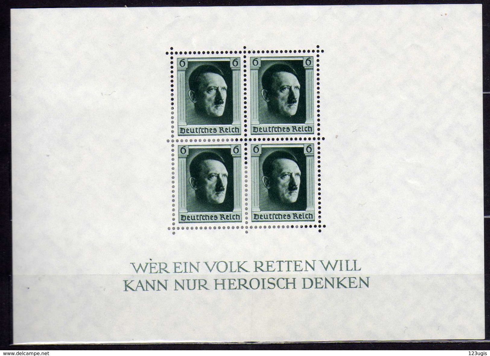 Deutsches Reich, 1937, Mi Block 7 * [120317L] - Neufs